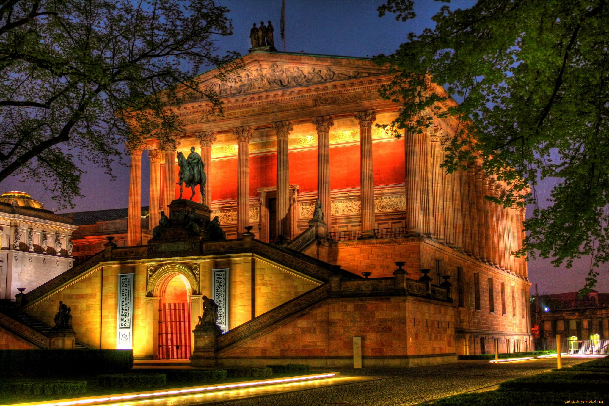 berlin, nationalgalerie, города, берлин, германия, галлерея