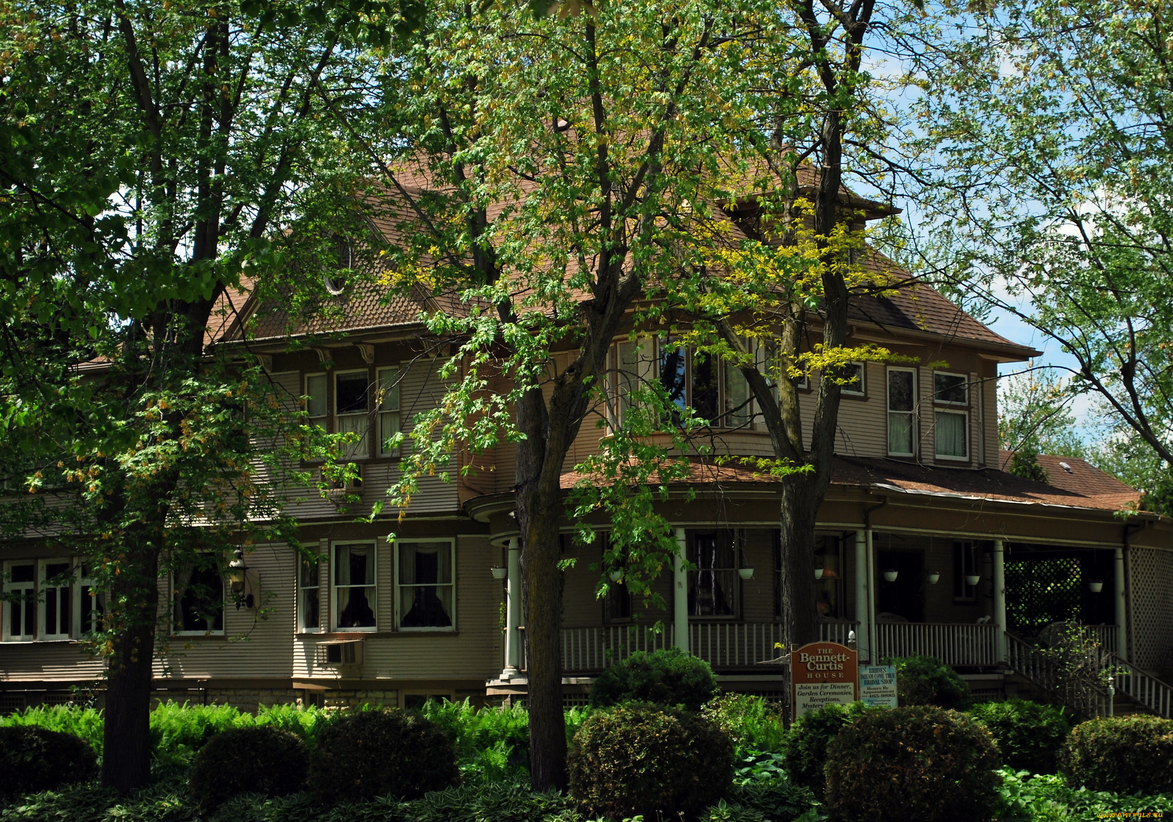 города, здания, дома, парк, дом