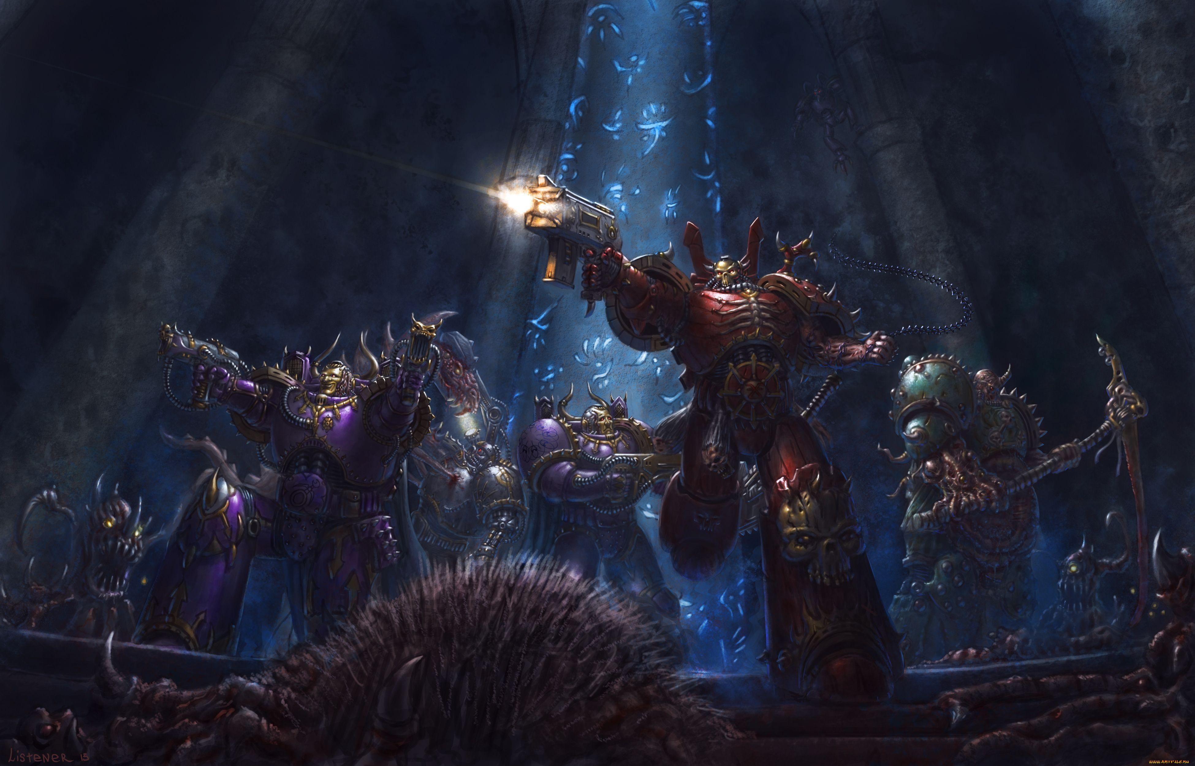 warhammer, 40k, видео, игры, сражение