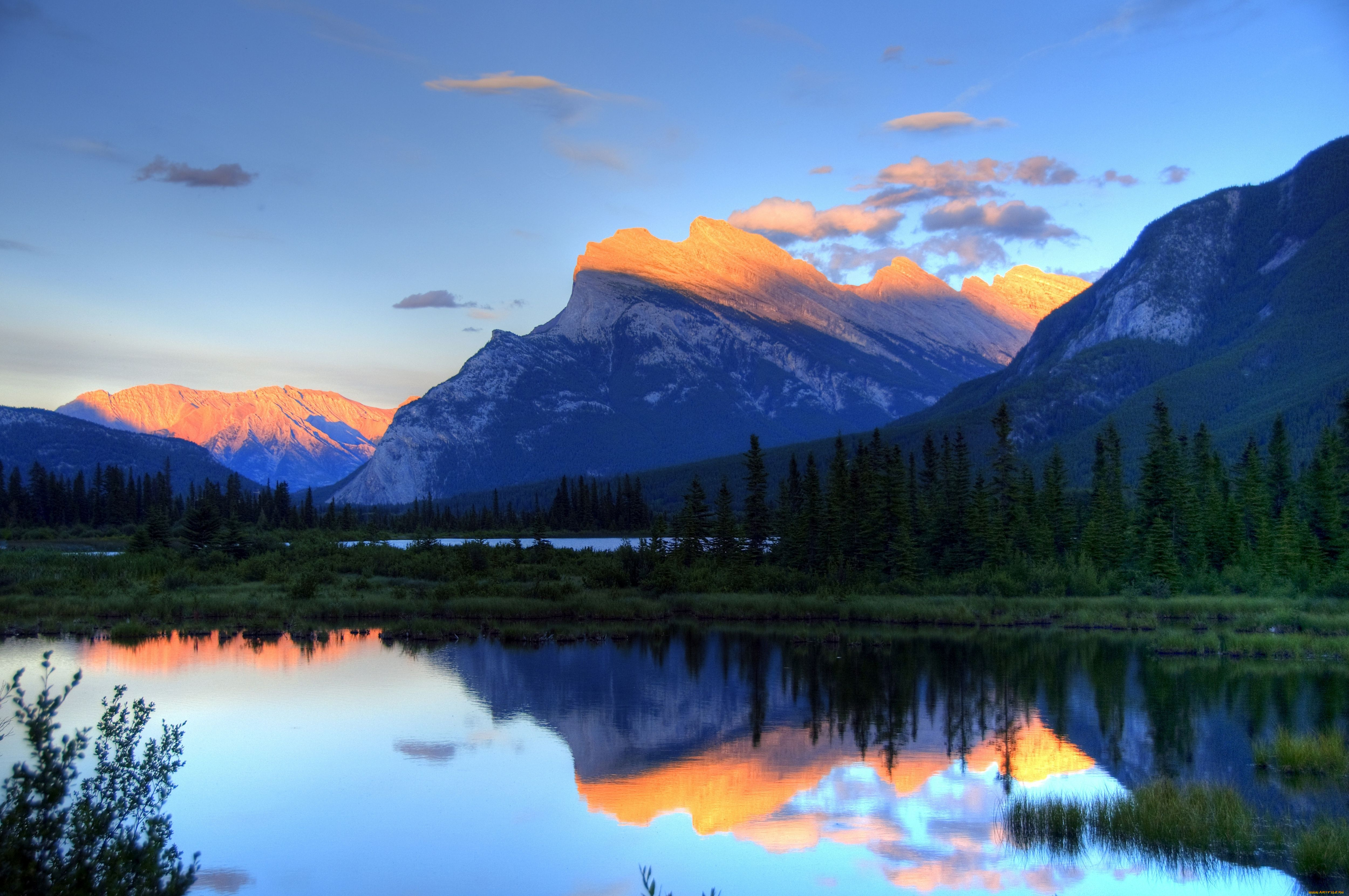 природа, реки, озера, озеро, горы, деревья, отражение, пейзаж