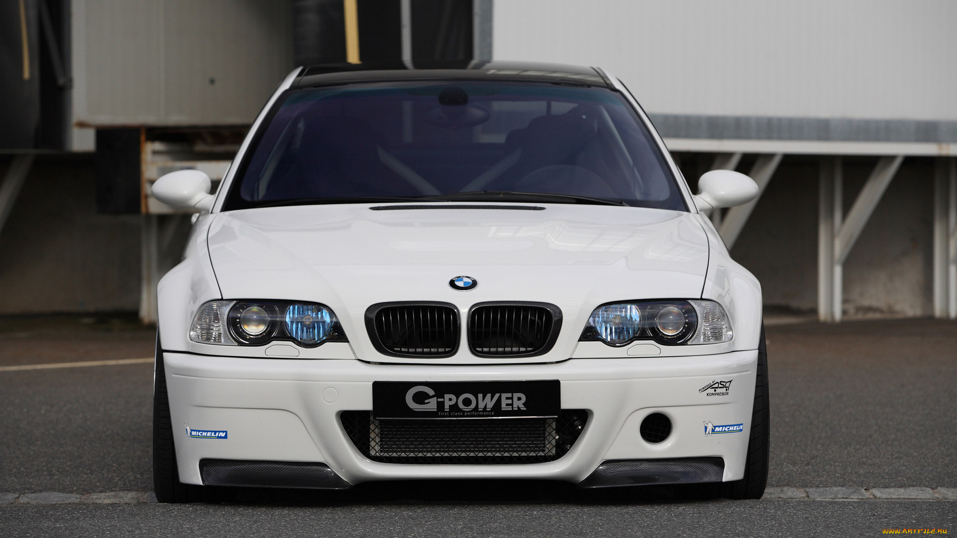 автомобили, bmw, g-power, передок, тюнинг, бмв, e46, m3, white, белый