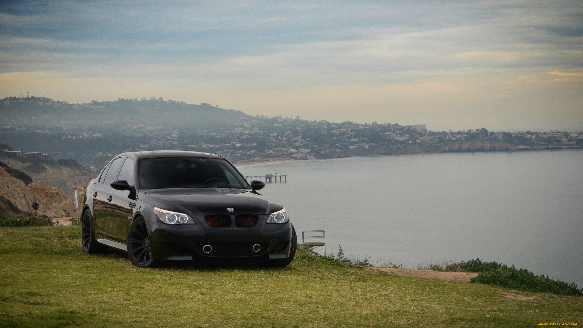 автомобили, bmw, седан, вид, спереди