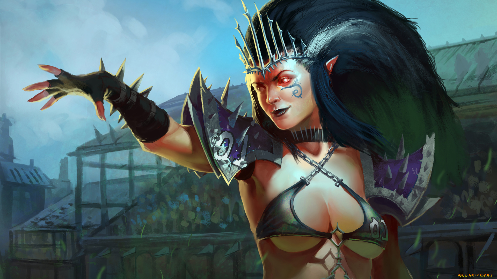 фэнтези, эльфы, корона