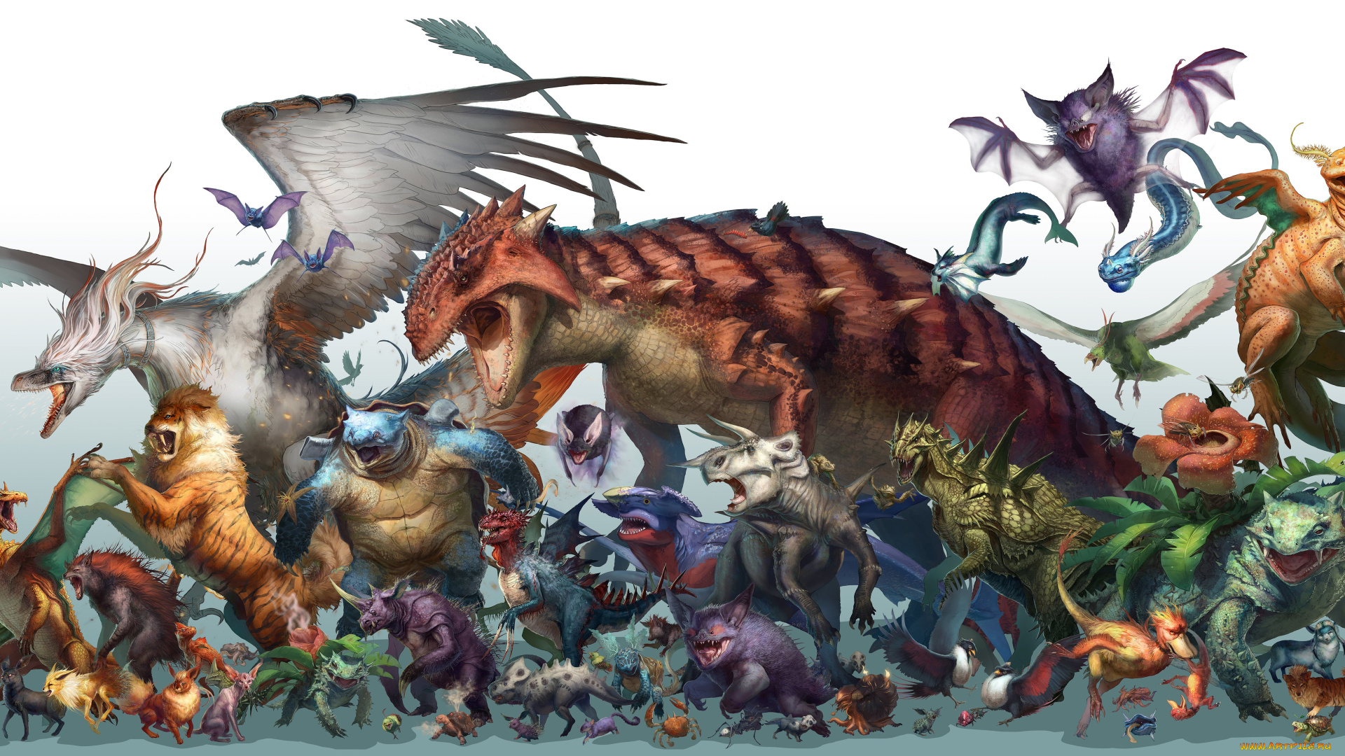 фэнтези, существа, крылья