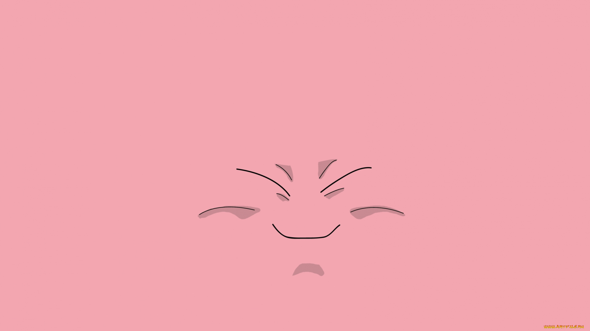 рисованные, минимализм, улыбка