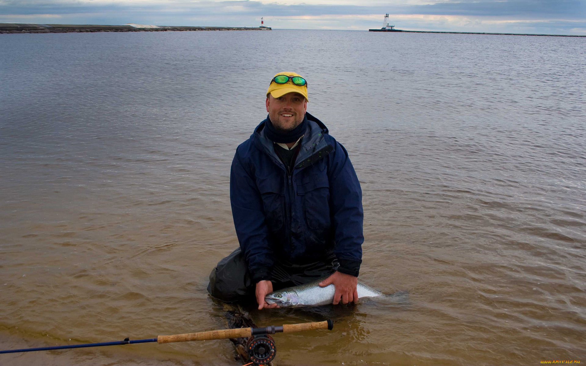 разное, рыбалка, , рыбаки, , улов, , снасти