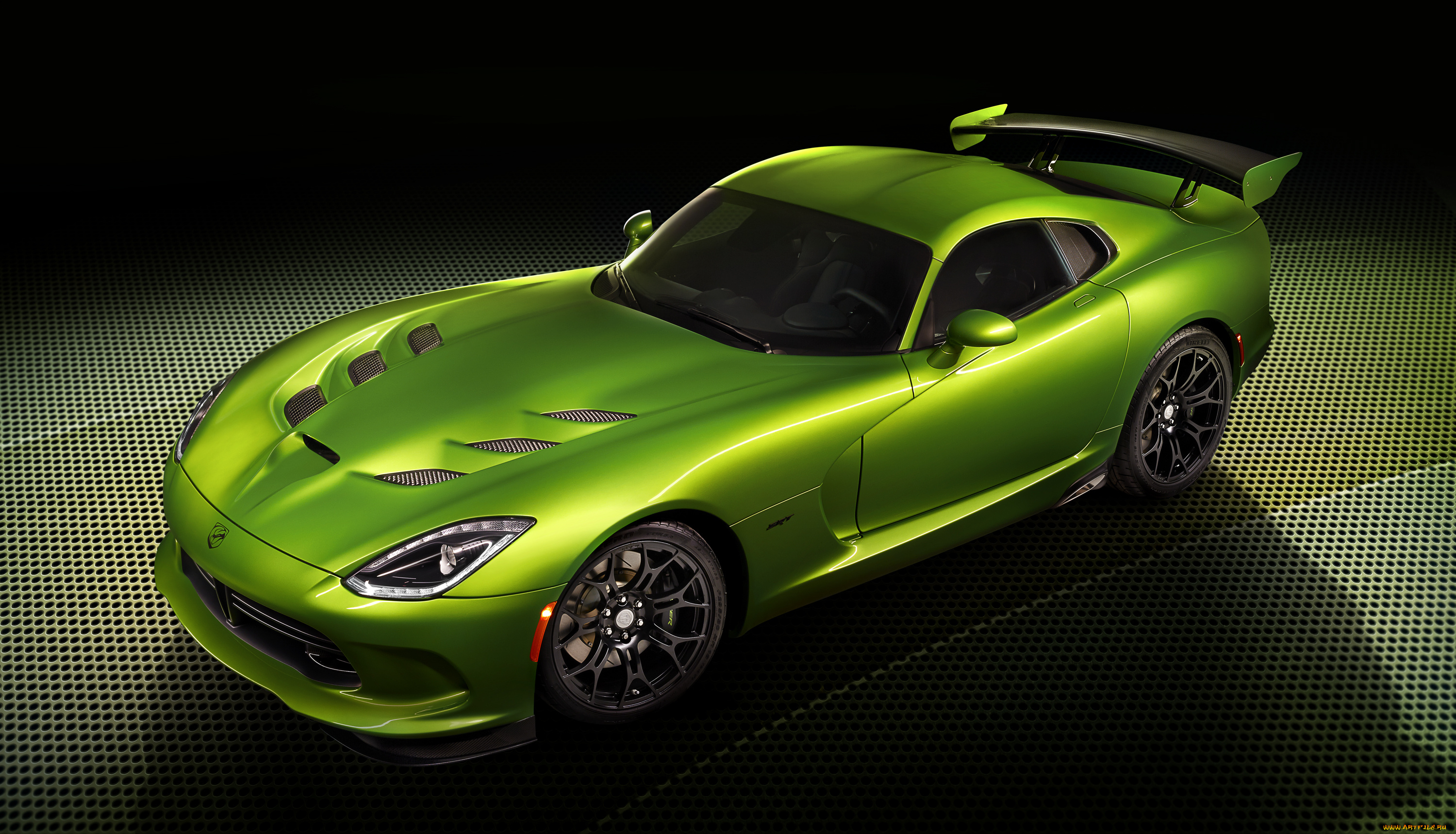 2014, srt, viper, stryker, green, автомобили, dodge, stryker, viper, зеленый