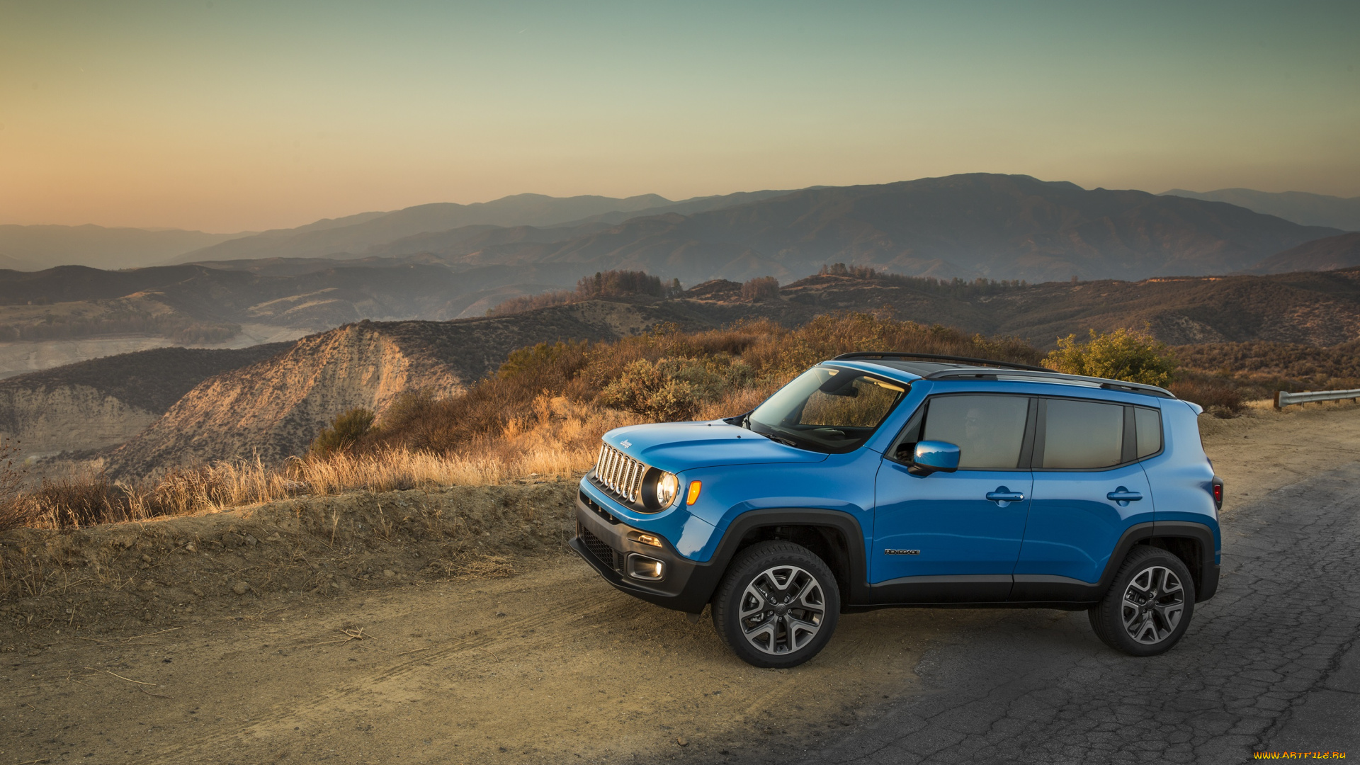 автомобили, jeep, latitude, синий, renegade, 2015, г