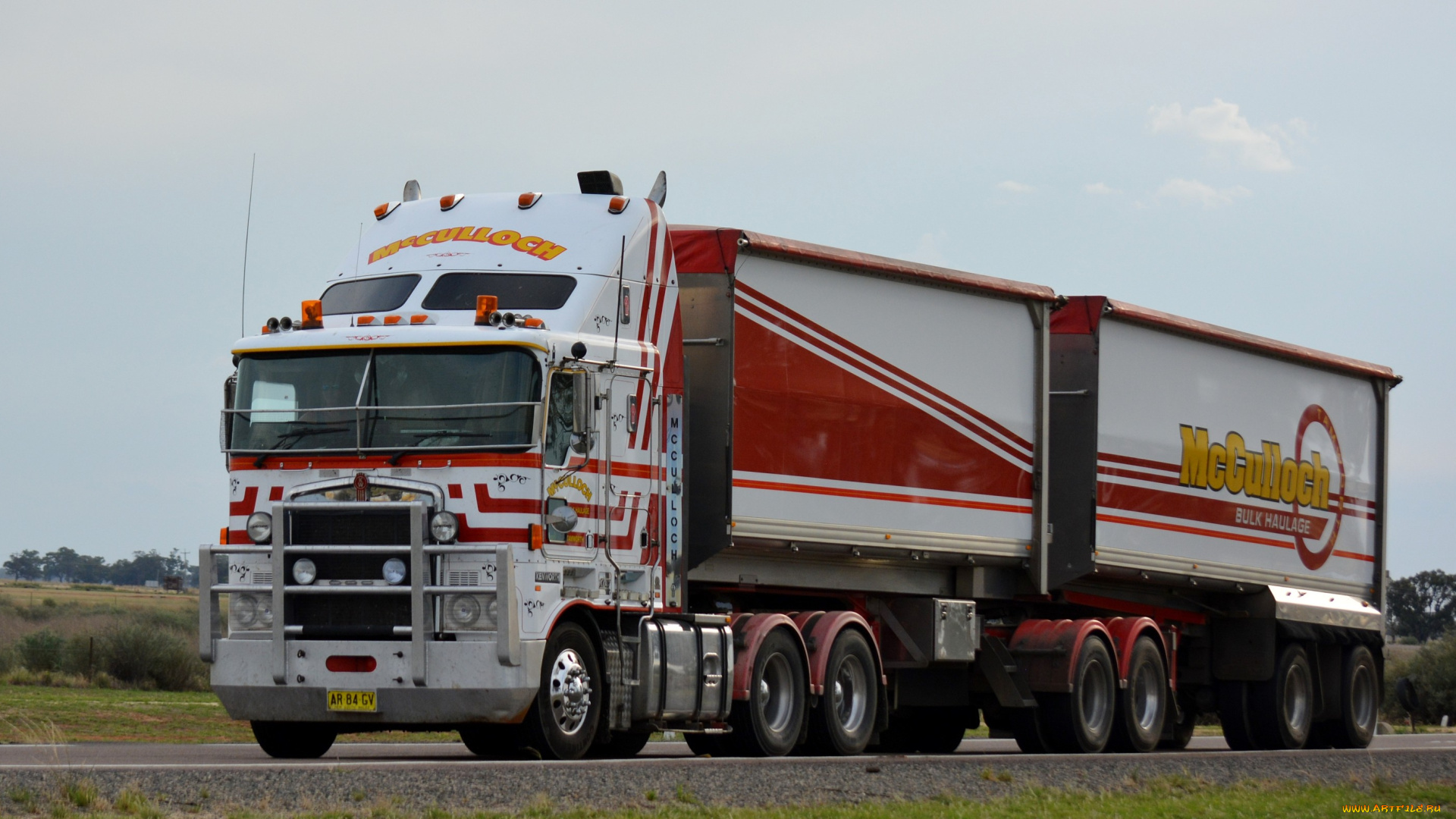 kenworth, автомобили, седельный, тягач, грузовик, тяжелый