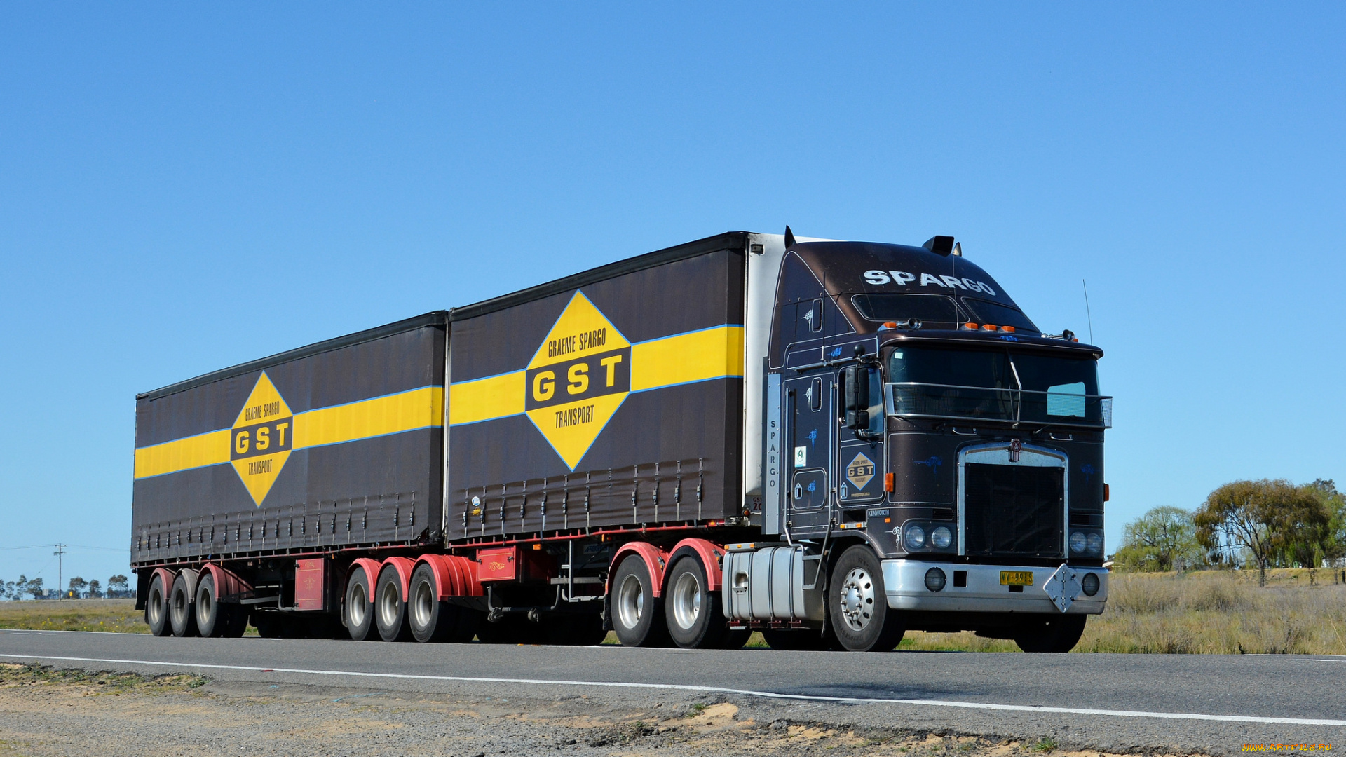 kenworth, автомобили, тяжелый, грузовик, седельный, тягач