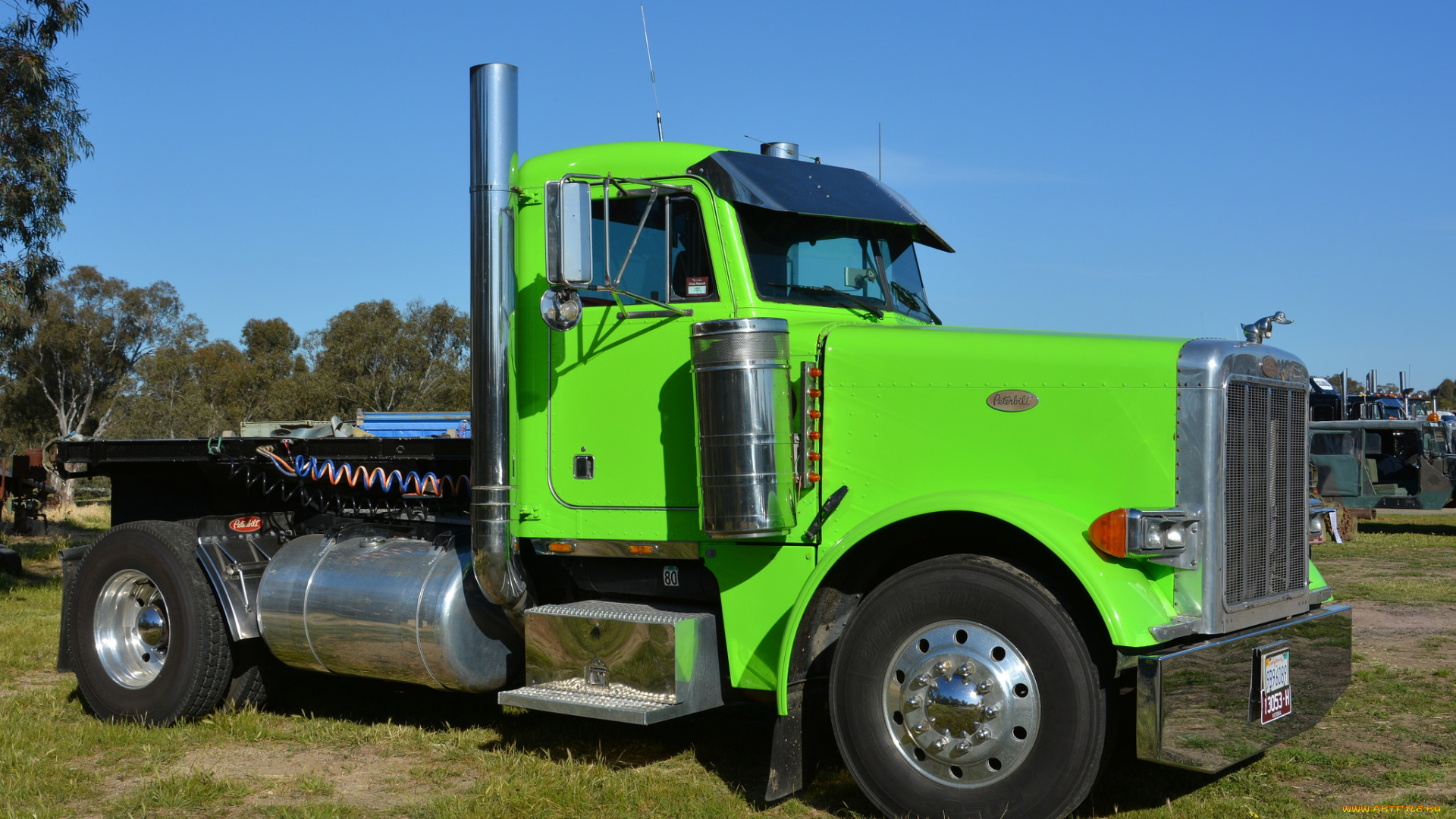 peterbilt, автомобили, тягач, седельный, тяжелый, грузовик