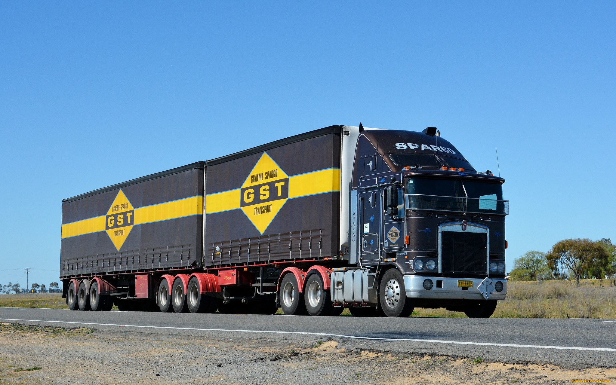 kenworth, автомобили, тяжелый, грузовик, седельный, тягач