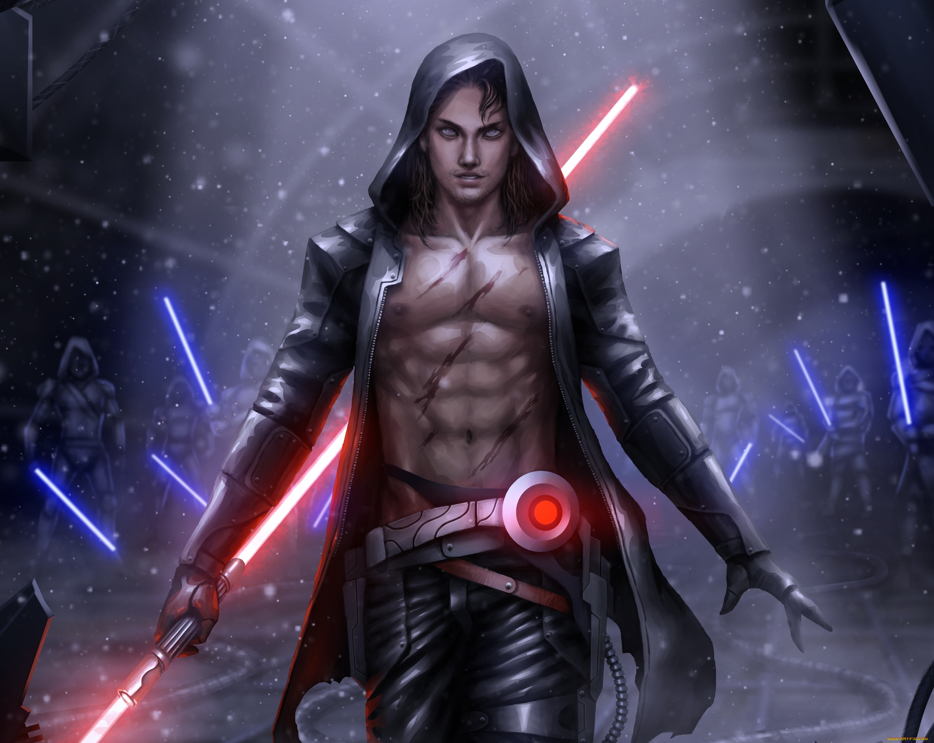 фэнтези, _star, wars, fan, art, lightsaber, sith, star, wars