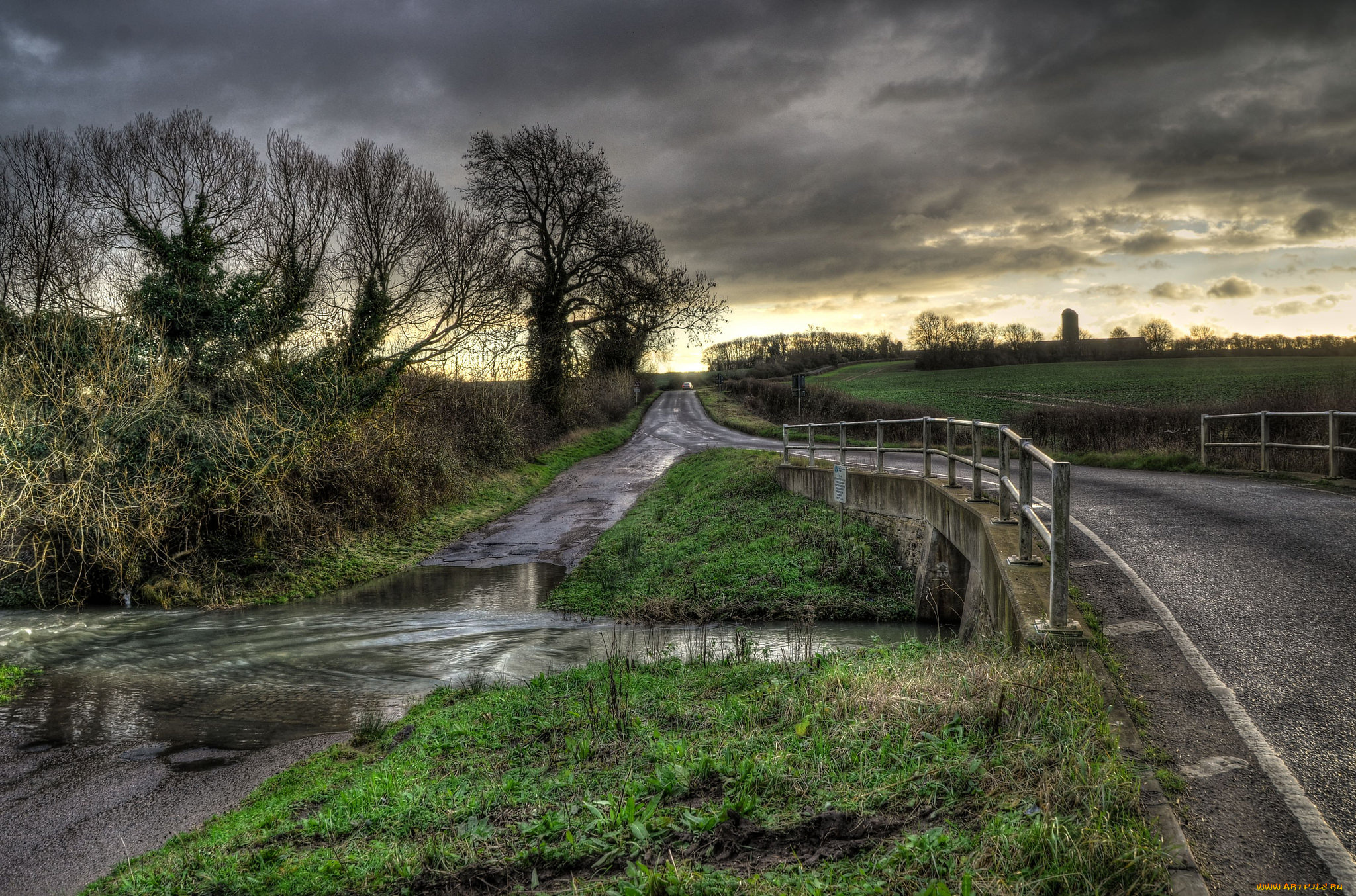 природа, дороги, шоссе