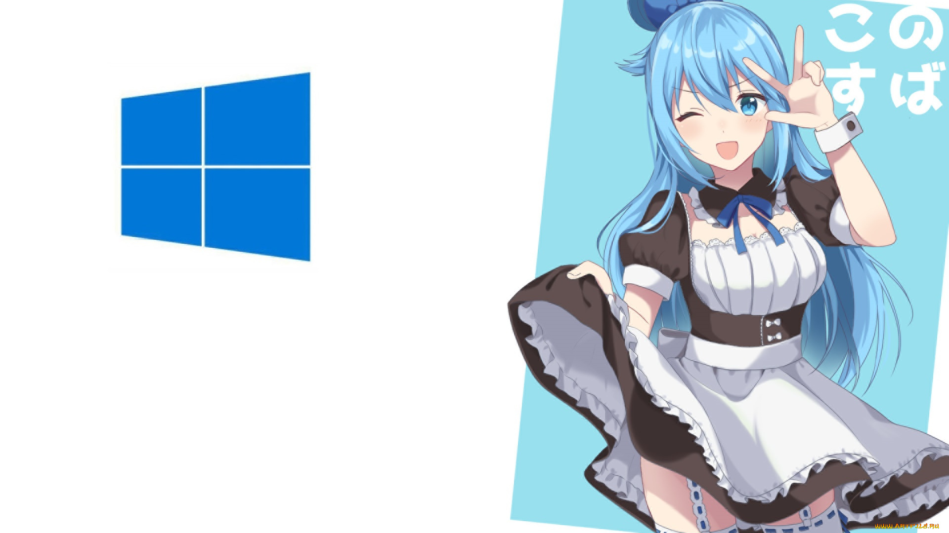 компьютеры, windows, 9, фон, логотип