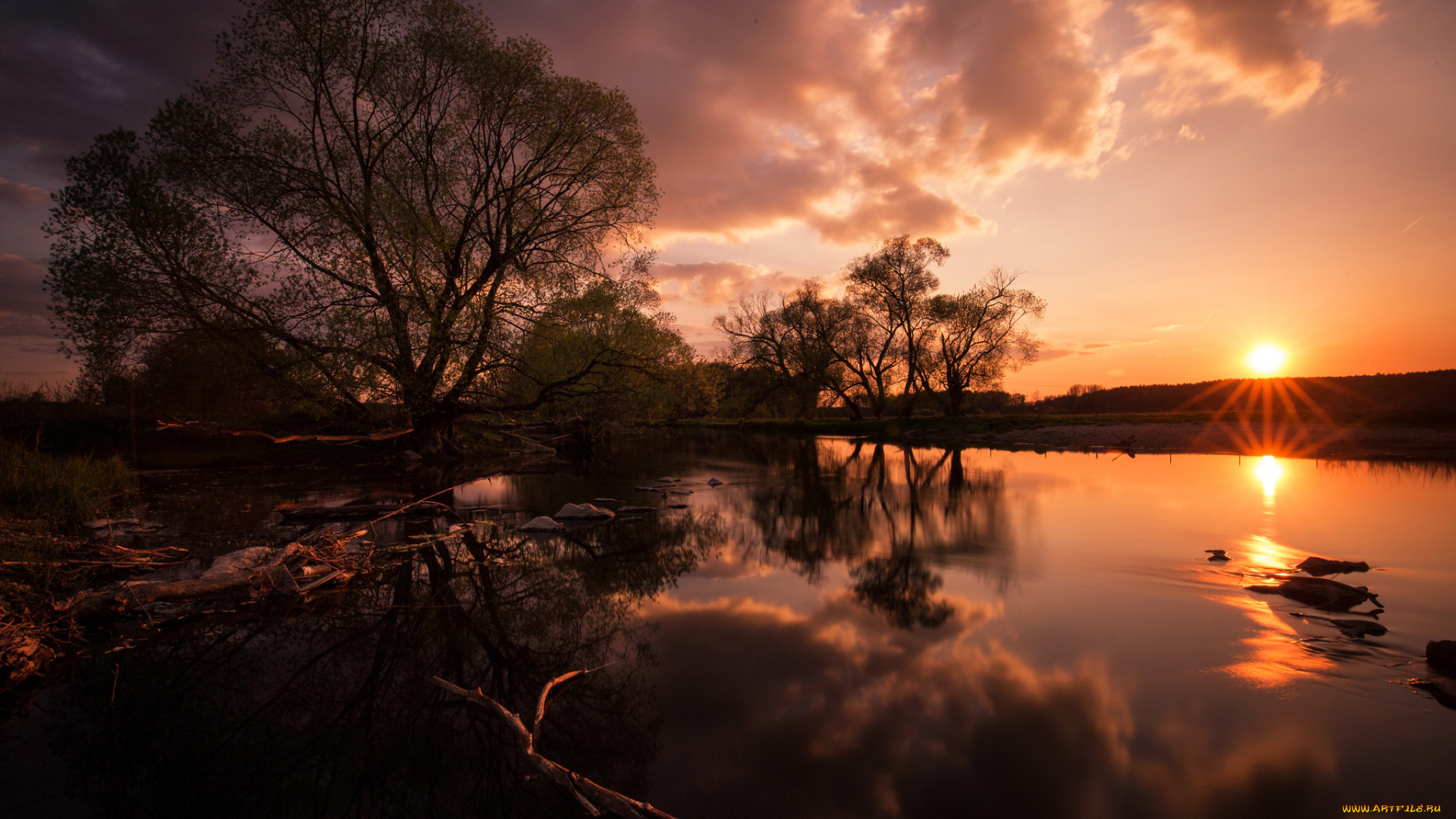 природа, восходы, закаты, рассвет