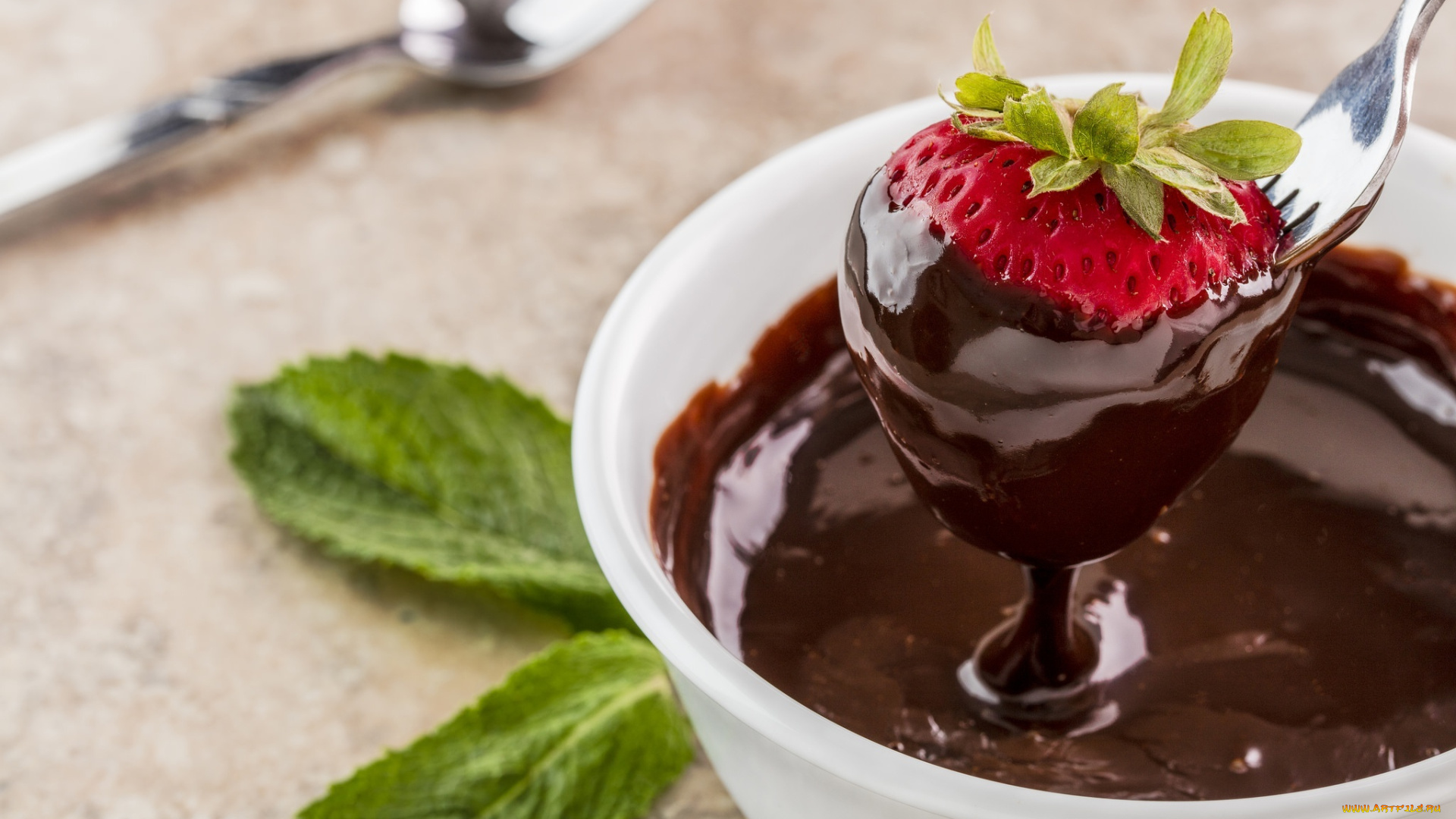 еда, клубника, , земляника, шоколад, ягоды, десерт