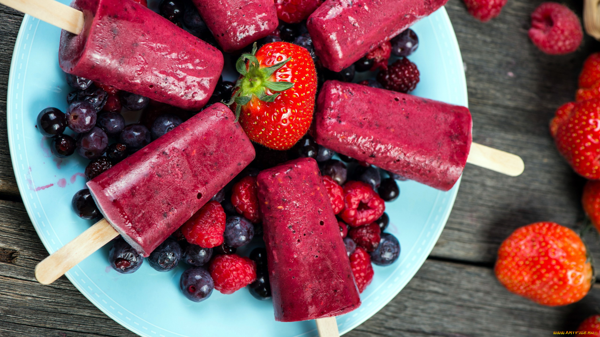 еда, мороженое, , десерты, лакомство, черника, малина, ягоды, клубника