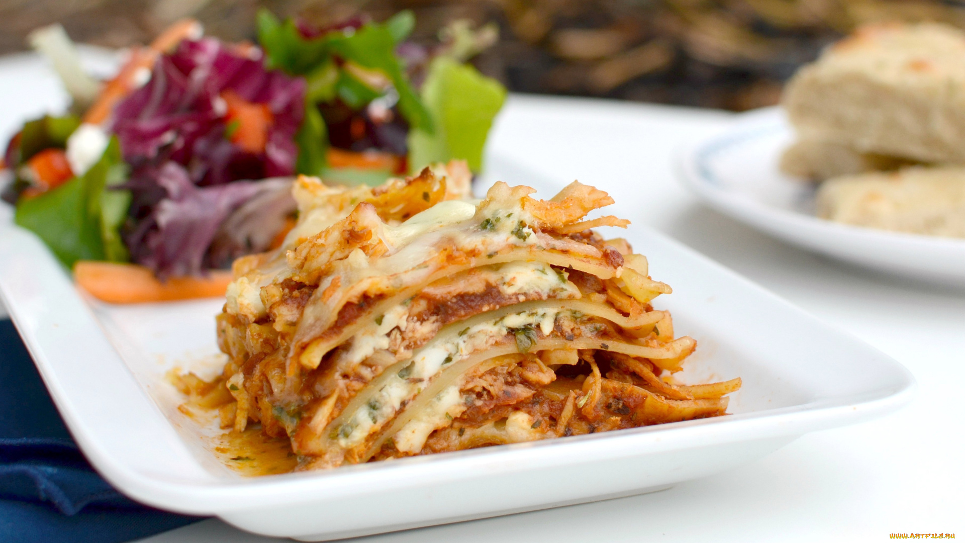 еда, вторые, блюда, лазанья