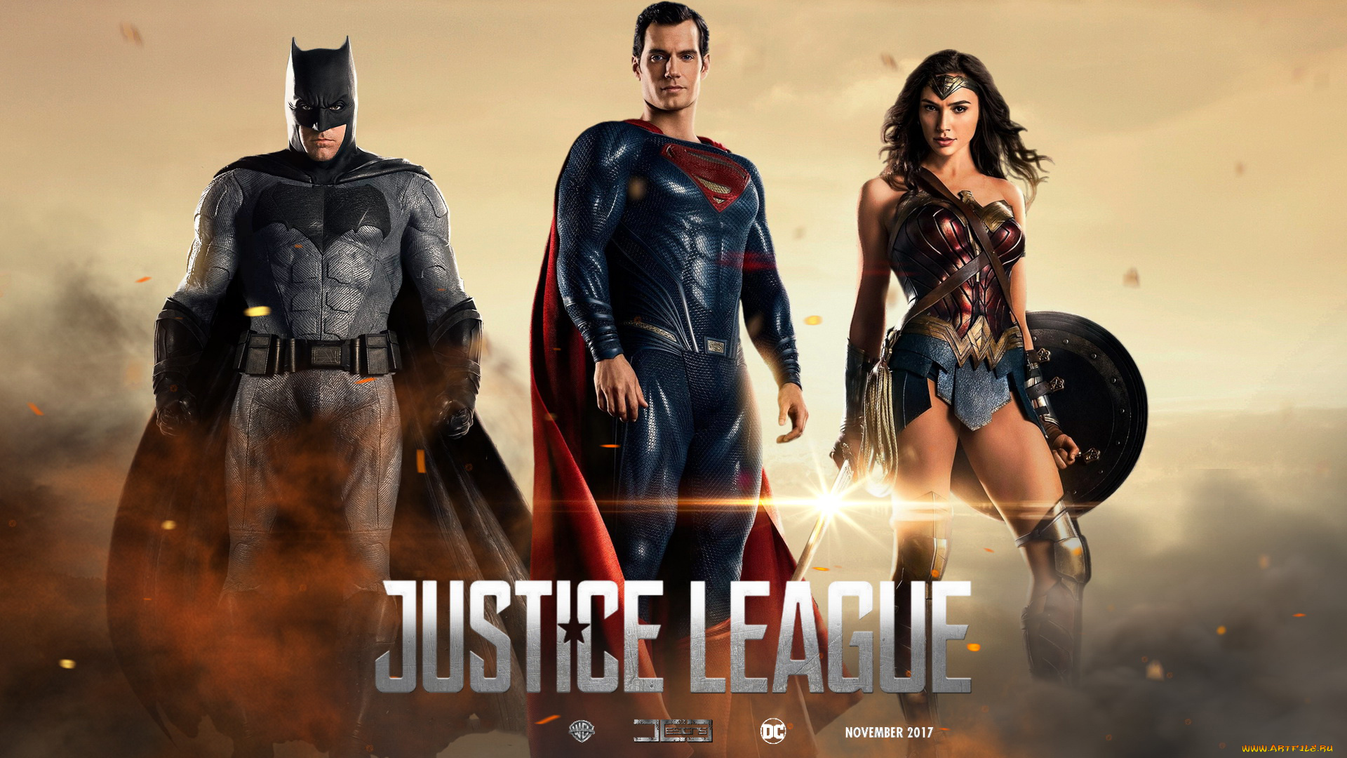 кино, фильмы, justice, league, девушка, мужчины, униформа, фон, взгляд