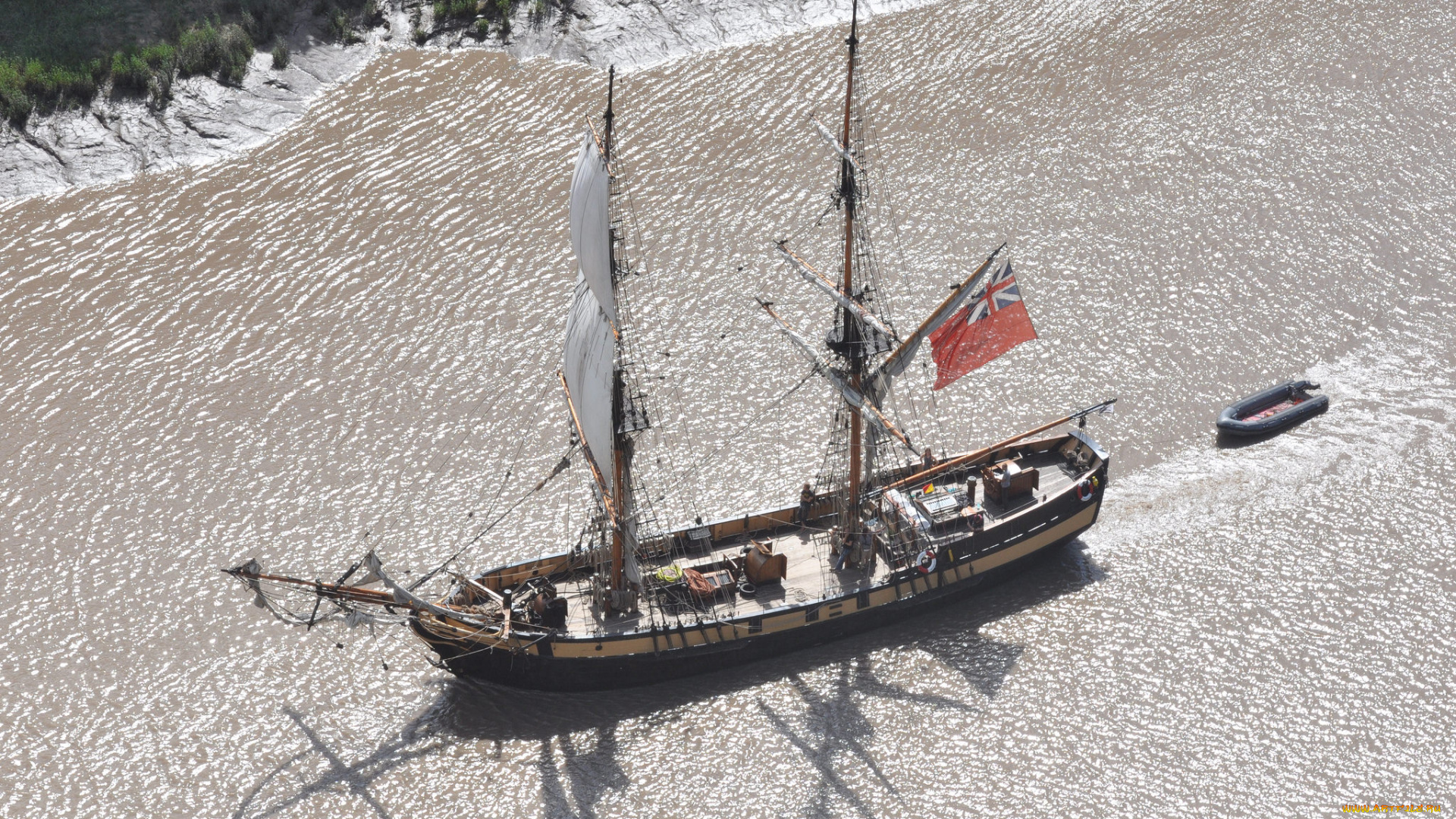 корабли, парусники, мачты, паруса