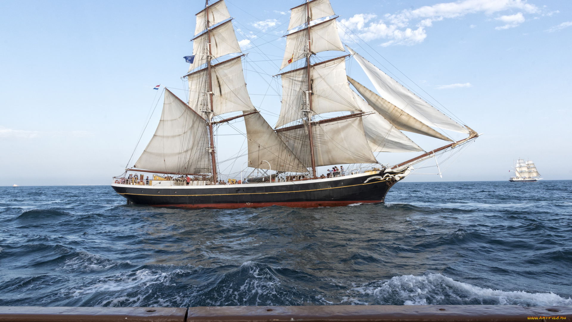 корабли, парусники, мачты, паруса