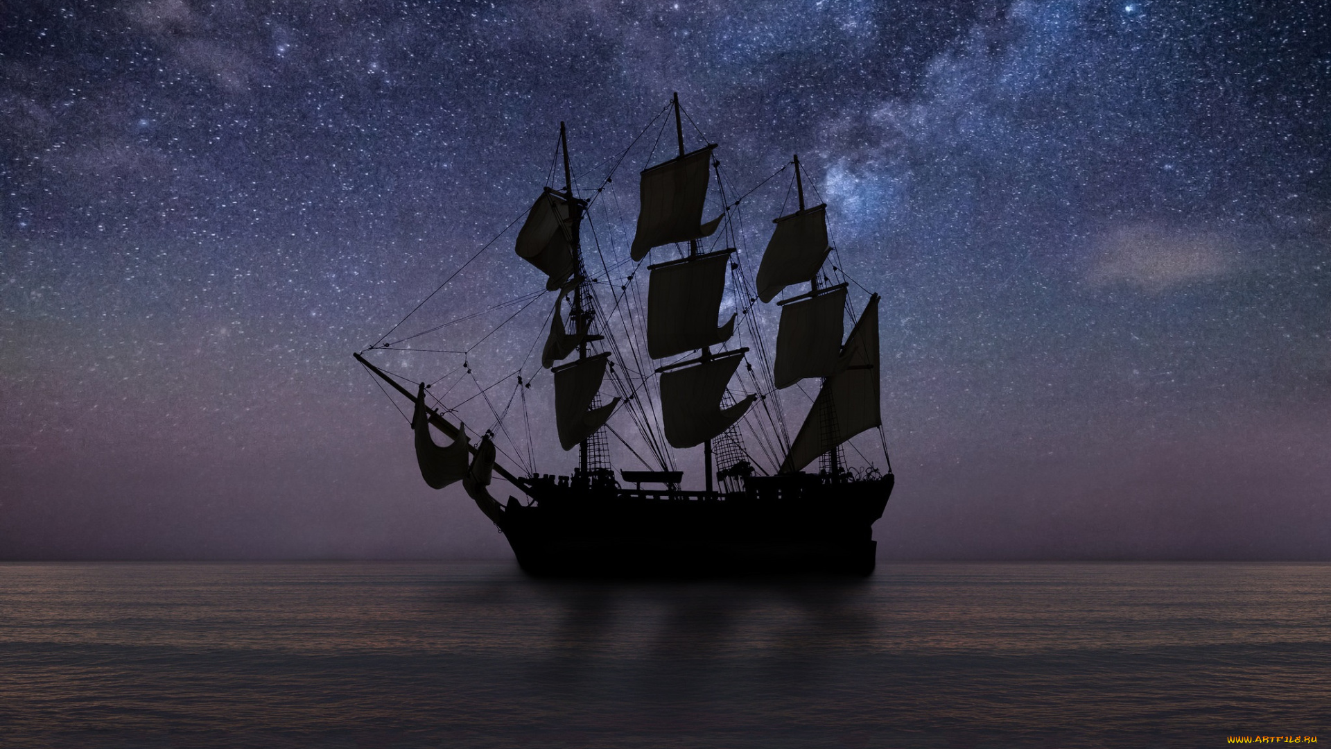 корабли, парусники, паруса, мачты