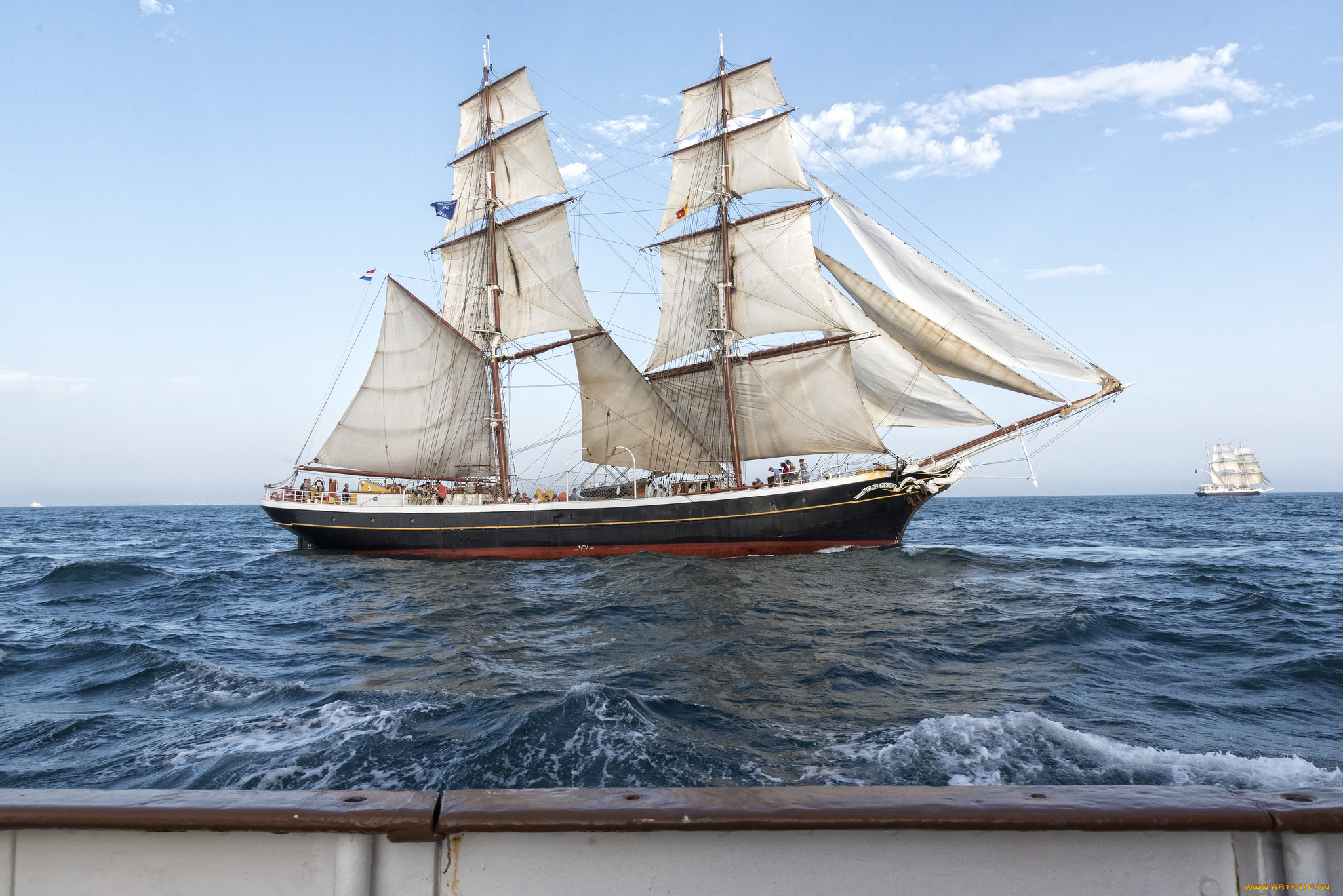 корабли, парусники, мачты, паруса