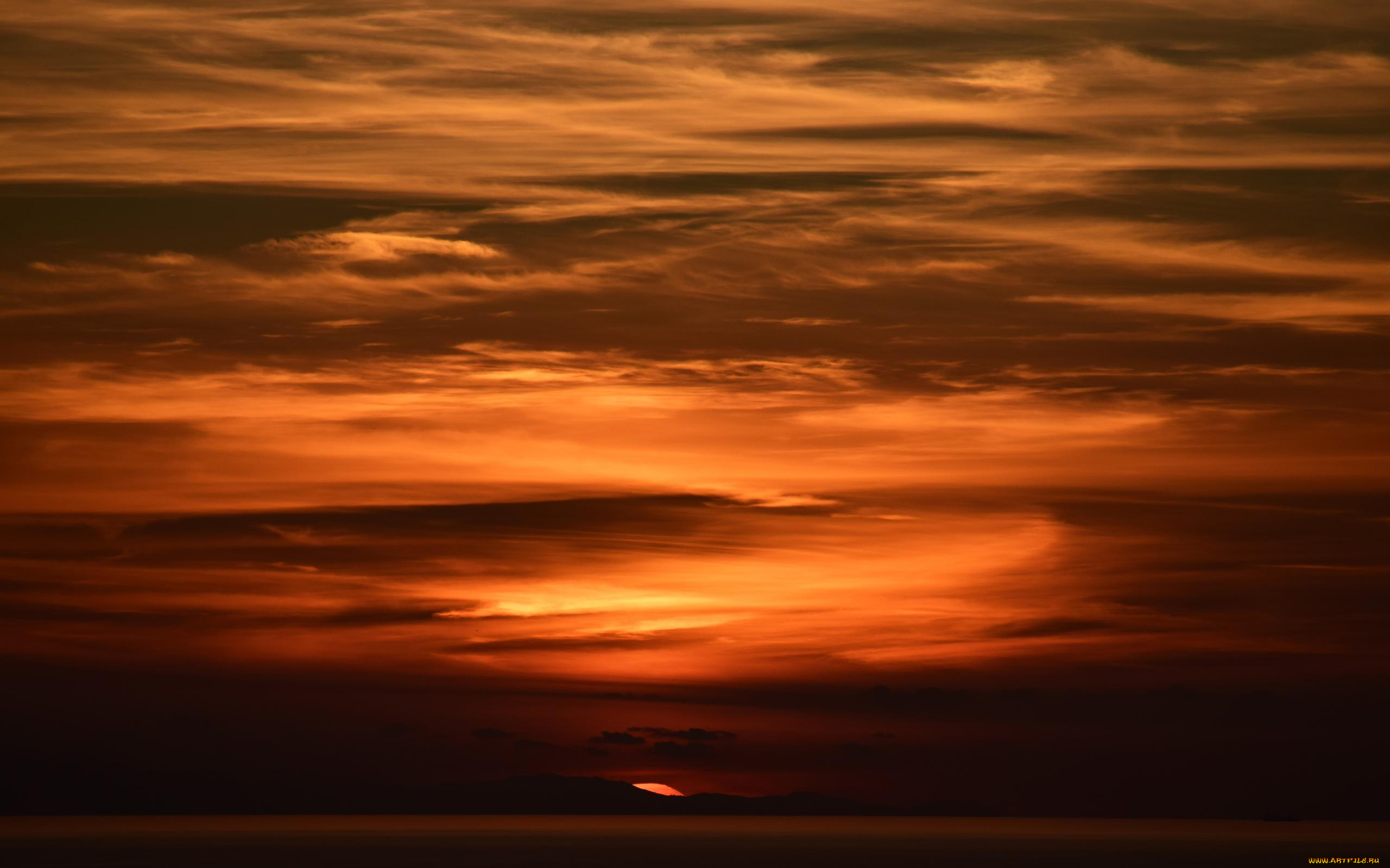 природа, восходы, закаты, облака