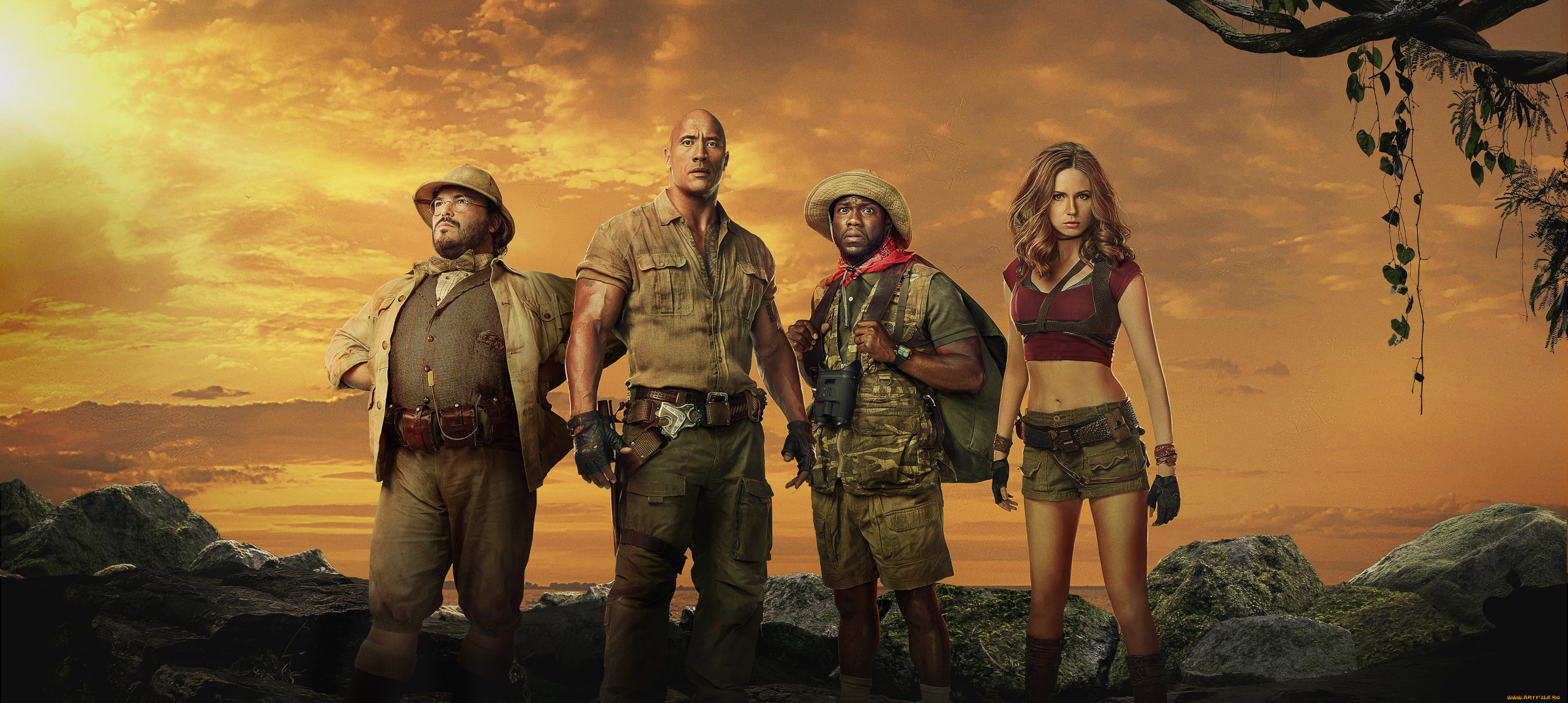 джуманджи, зов, джунглей, , 2017, кино, фильмы, jumanji, , welcome, to, the, jungle, welcome, to, the, jungle, джуманджи, зов, джунглей, кевин, харт, дуэйн, джонсон, фэнтези