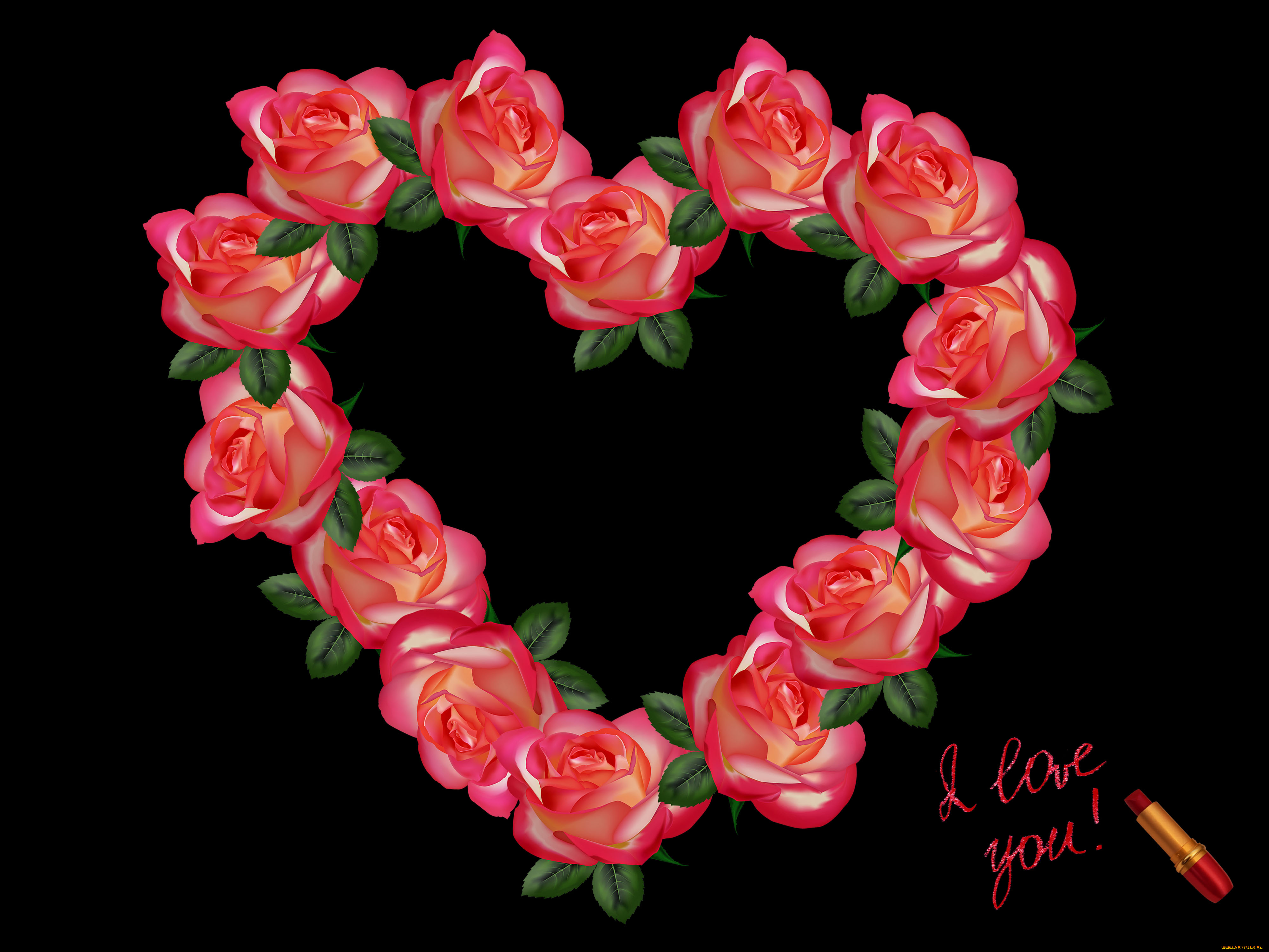 праздничные, день, святого, валентина, , сердечки, , любовь, розы, фон