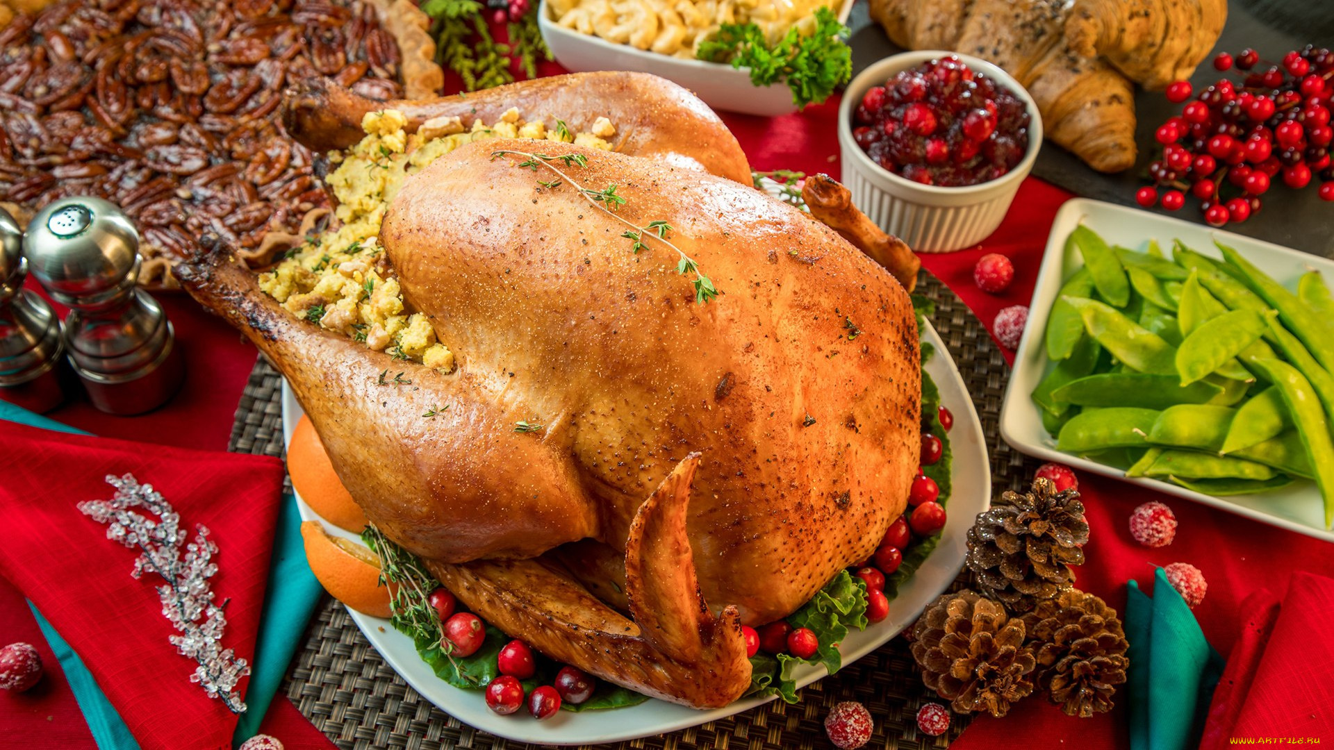 еда, мясные, блюда, индейка, вкуснятина, приправа