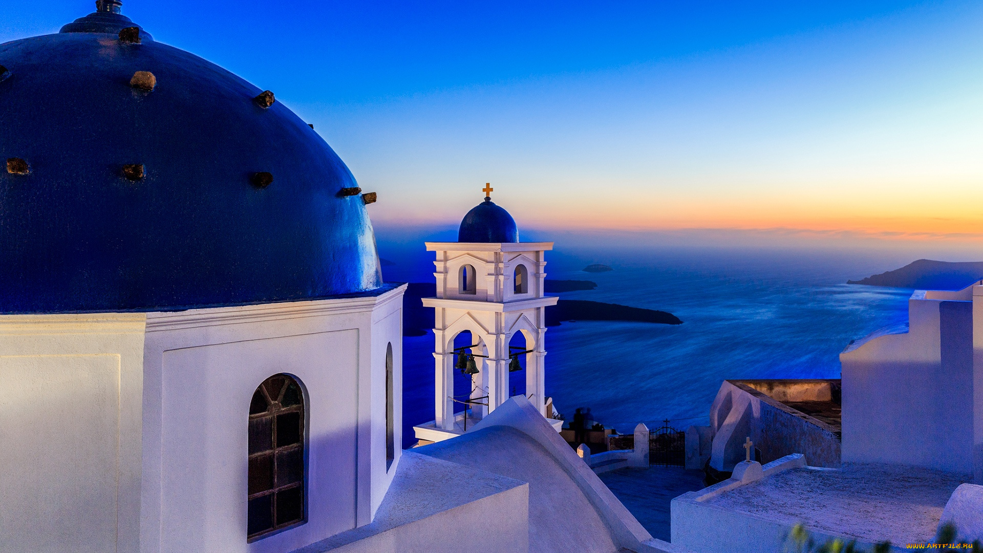 города, санторини, , греция, имеровигли