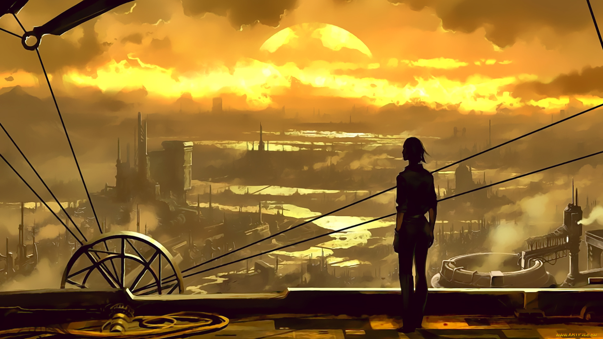 календари, фэнтези, 2019, calendar, планета, город, человек