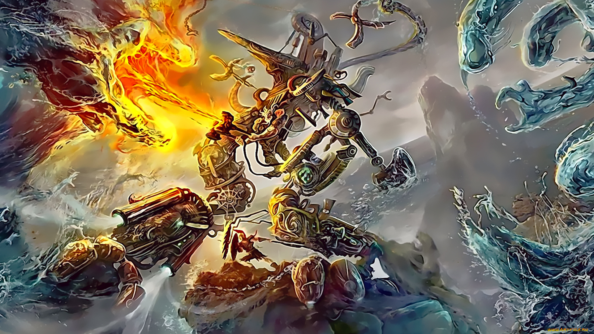 календари, фэнтези, calendar, 2019, робот