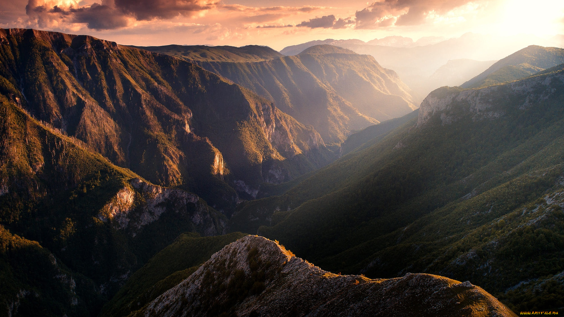 природа, горы, босния, и, герцеговина, каньон, реки, ракитница