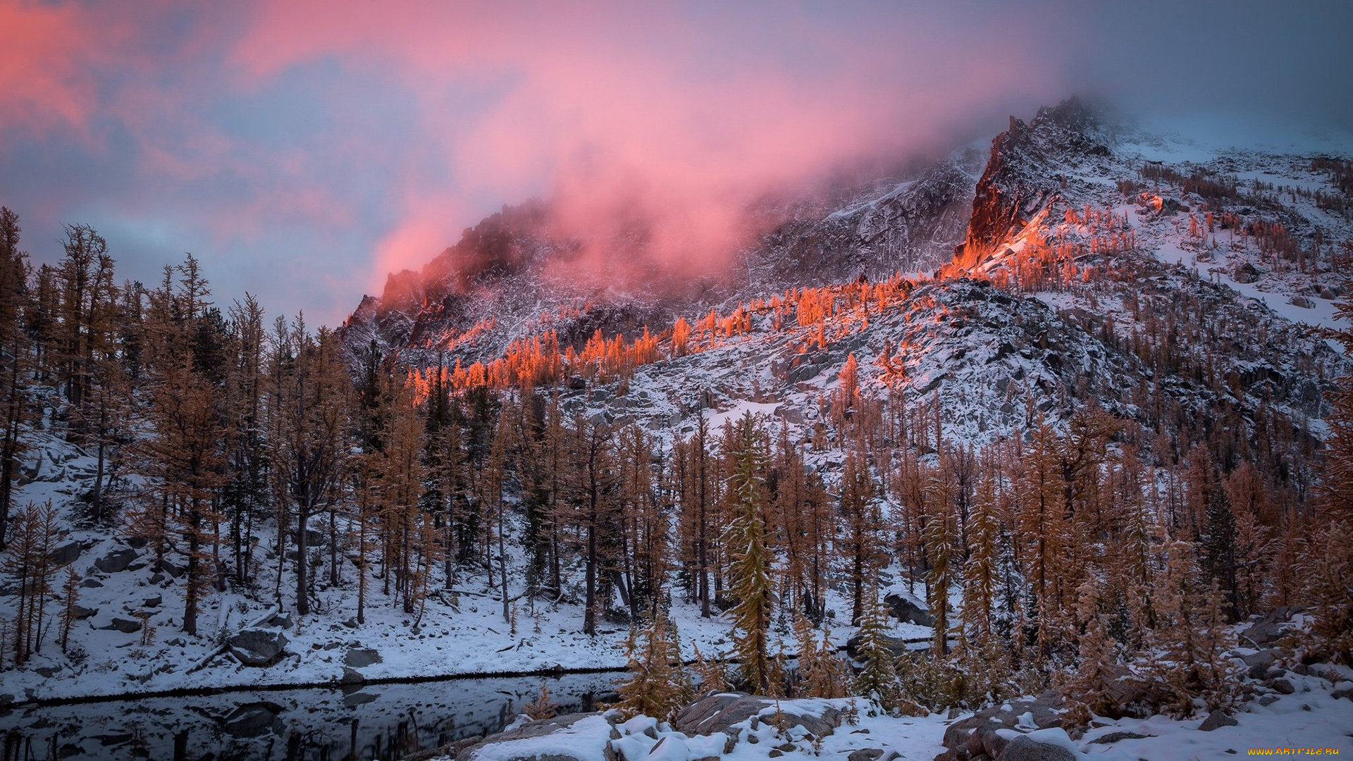 природа, горы, сша, штат, вашингтон, энчантментс