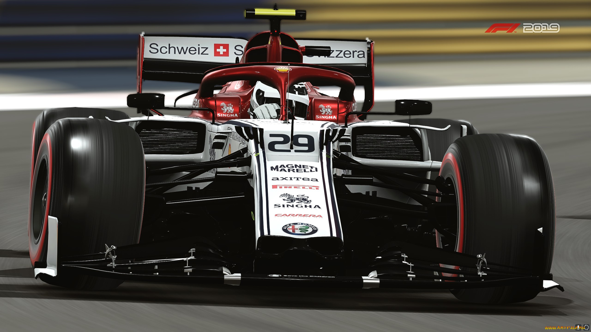 видео, игры, f1, 2019, alfa, romeo, c38, f1, 2019