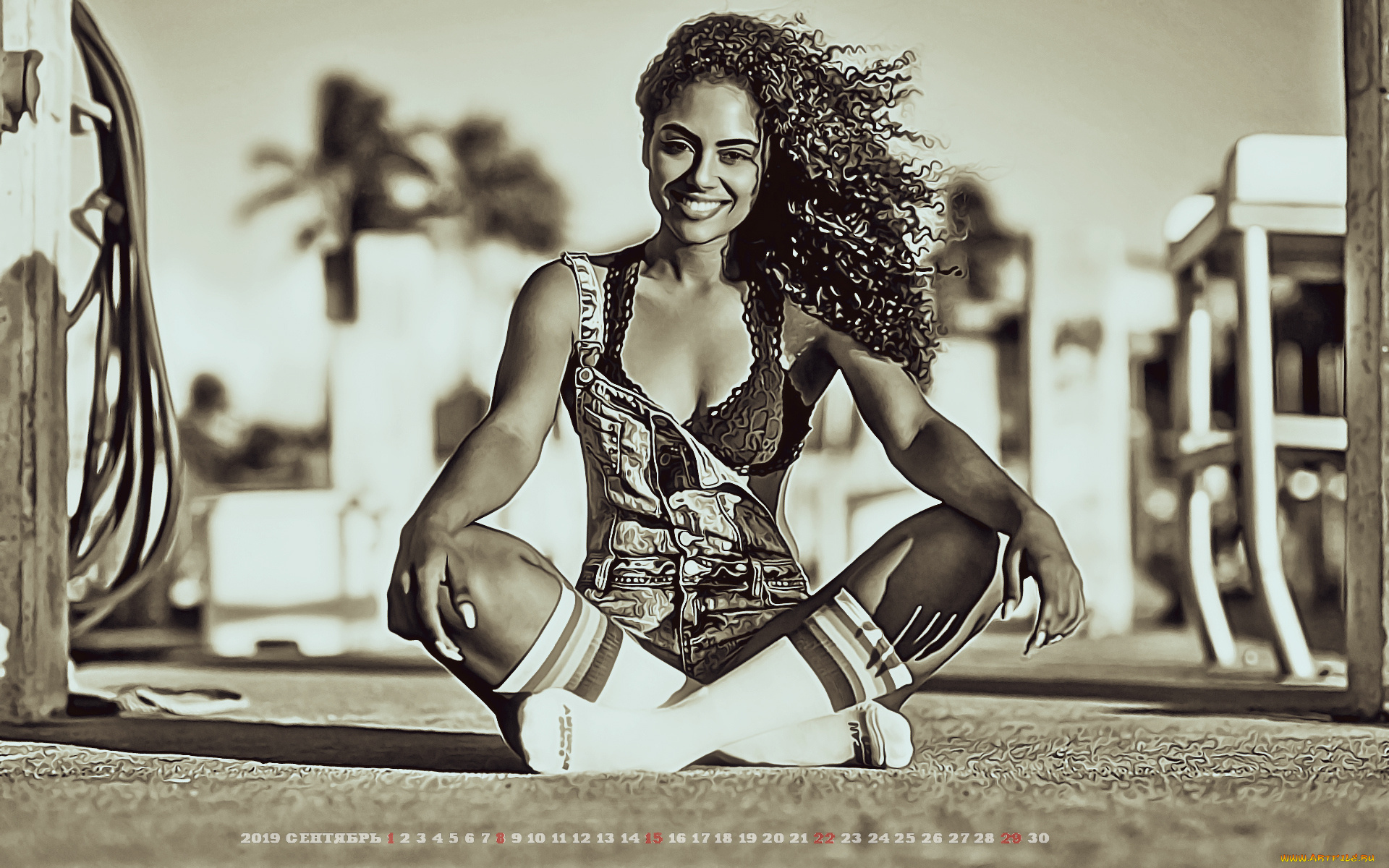 календари, компьютерный, дизайн, улица, женщина, девушка, улыбка, 2019, calendar, модель, взгляд