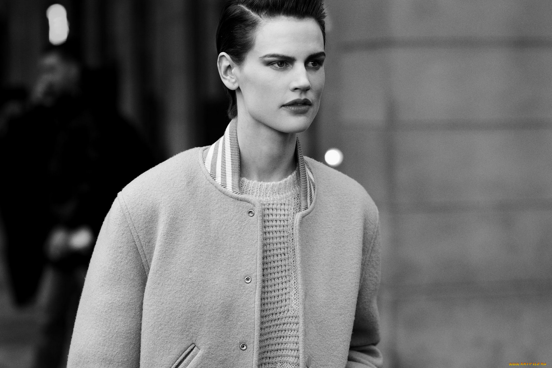 девушки, saskia, de, brauw, свитер, пальто, модель