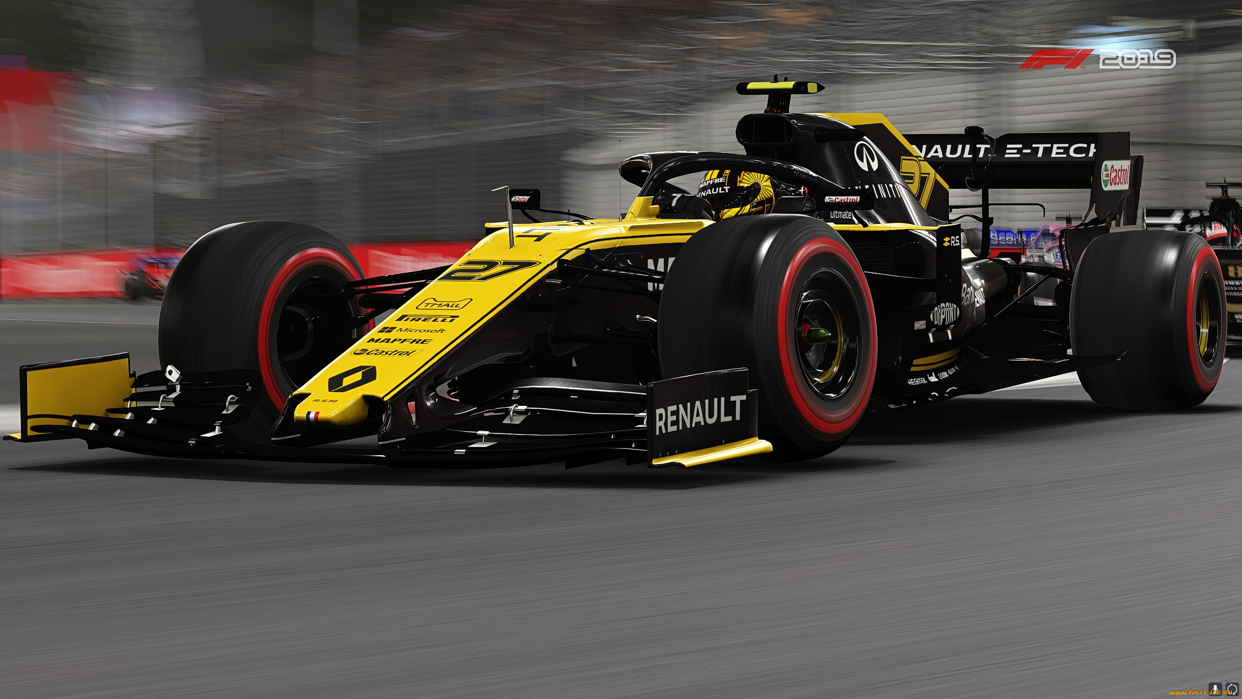 видео, игры, f1, 2019, renault, rs19, f1, 2019