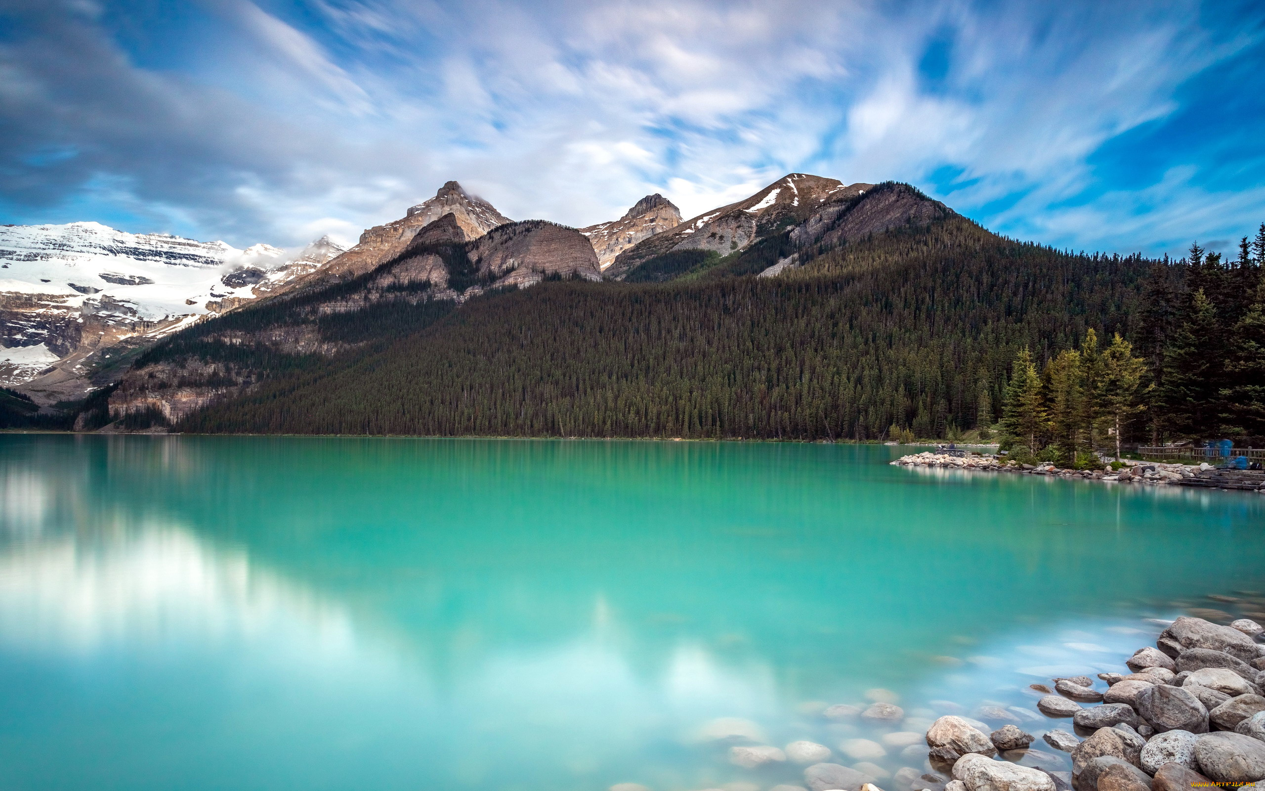 природа, реки, озера, горы, река, отражение