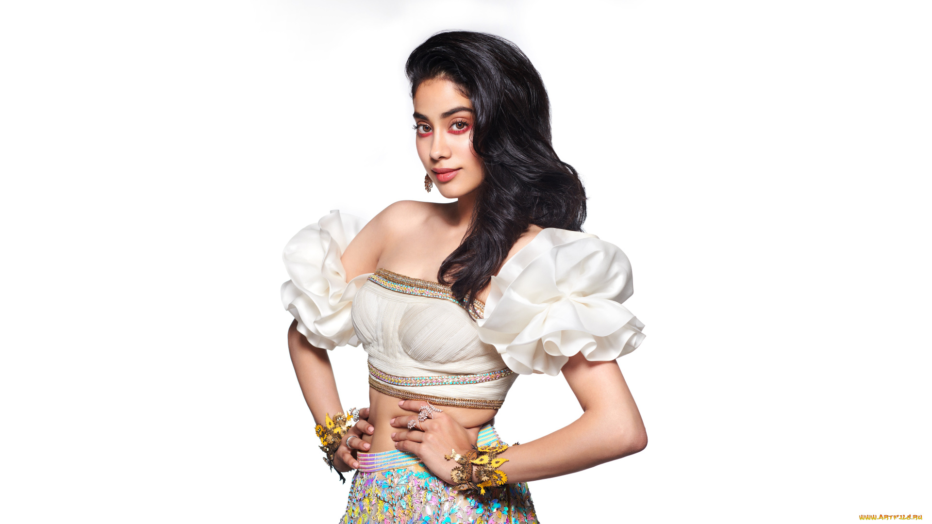 janvi, kapoor, девушки, -, брюнетки, , шатенки, брюнетка, топ, юбка, браслеты, janvi, kapoor