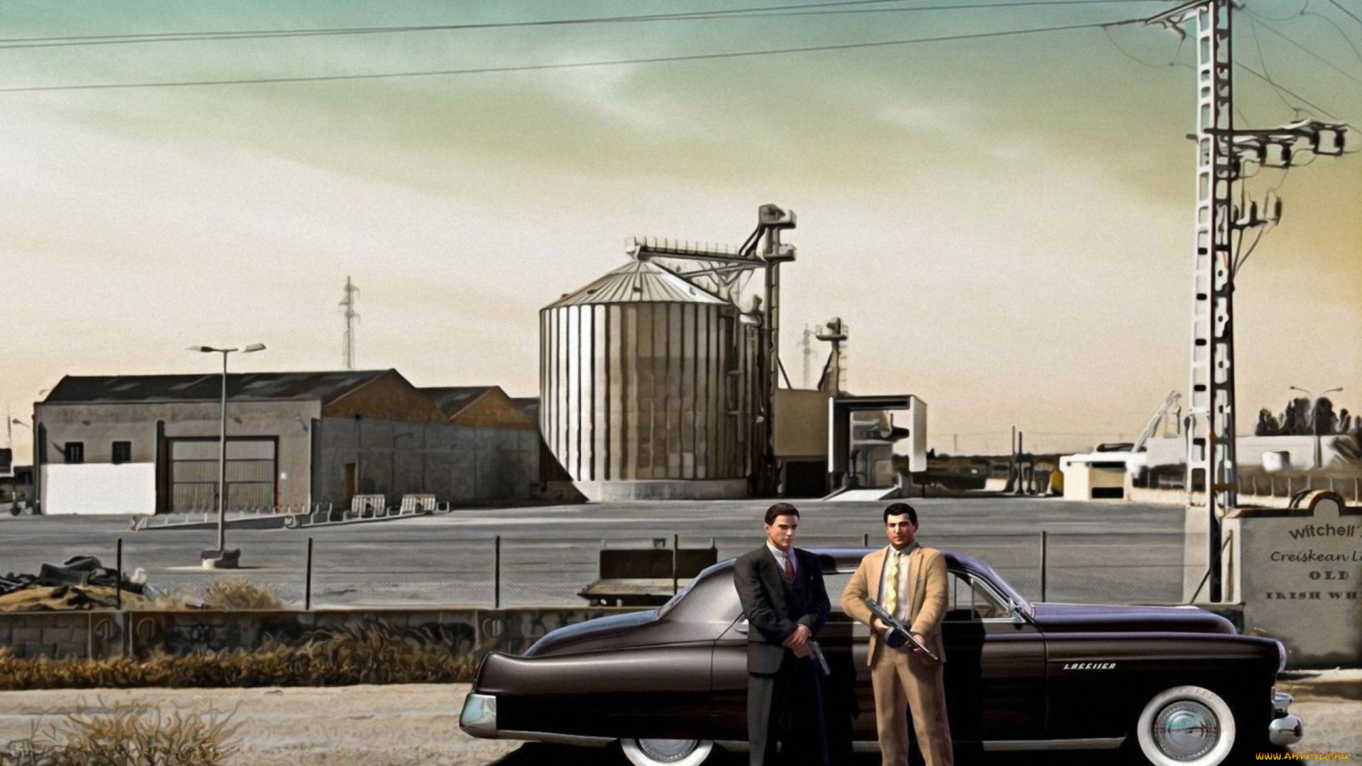 видео, игры, mafia, ii, мафия, гангстеры, машина, склады, оружие