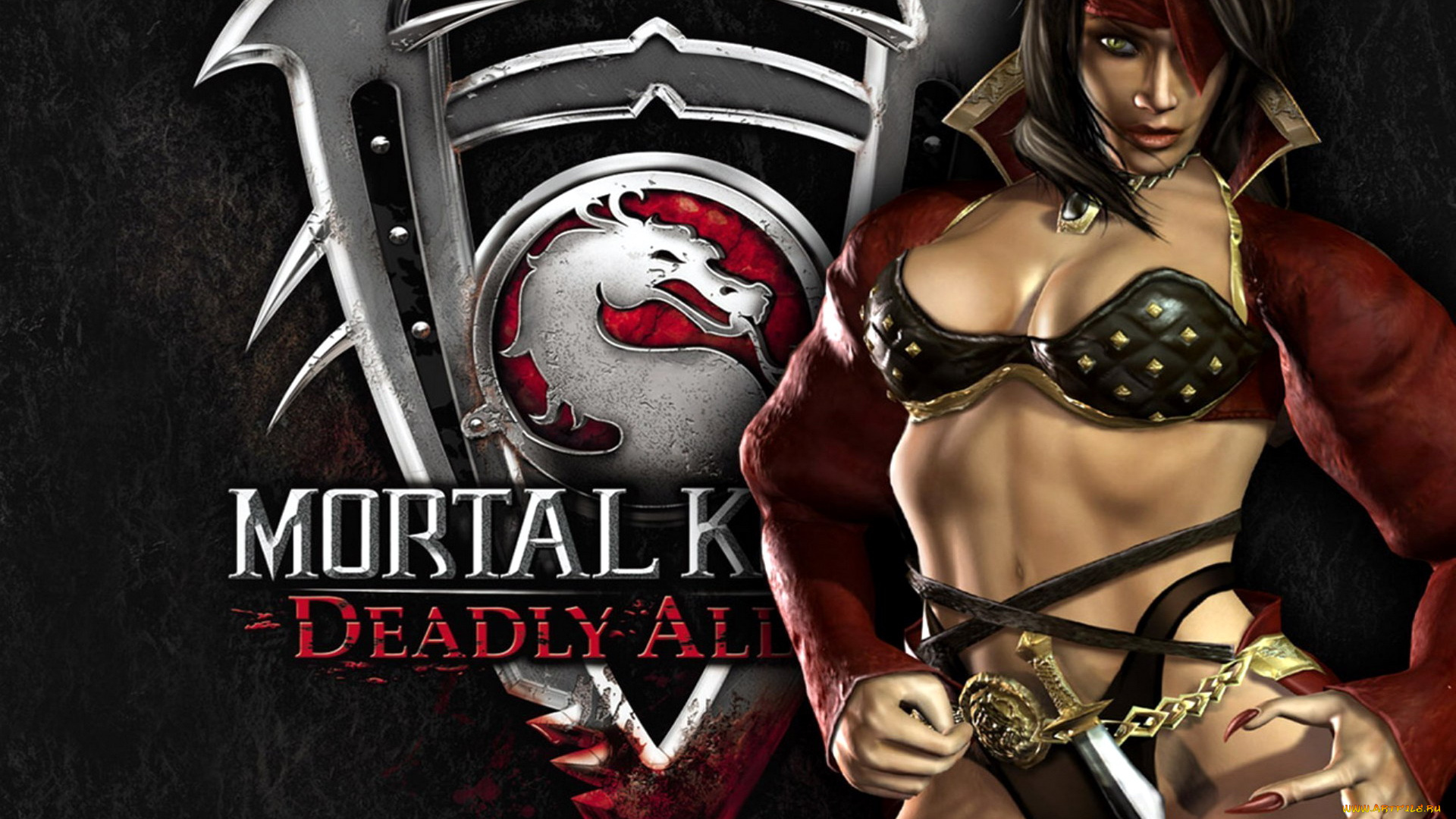 видео, игры, mortal, kombat, deadly, alliance, девушка, символ