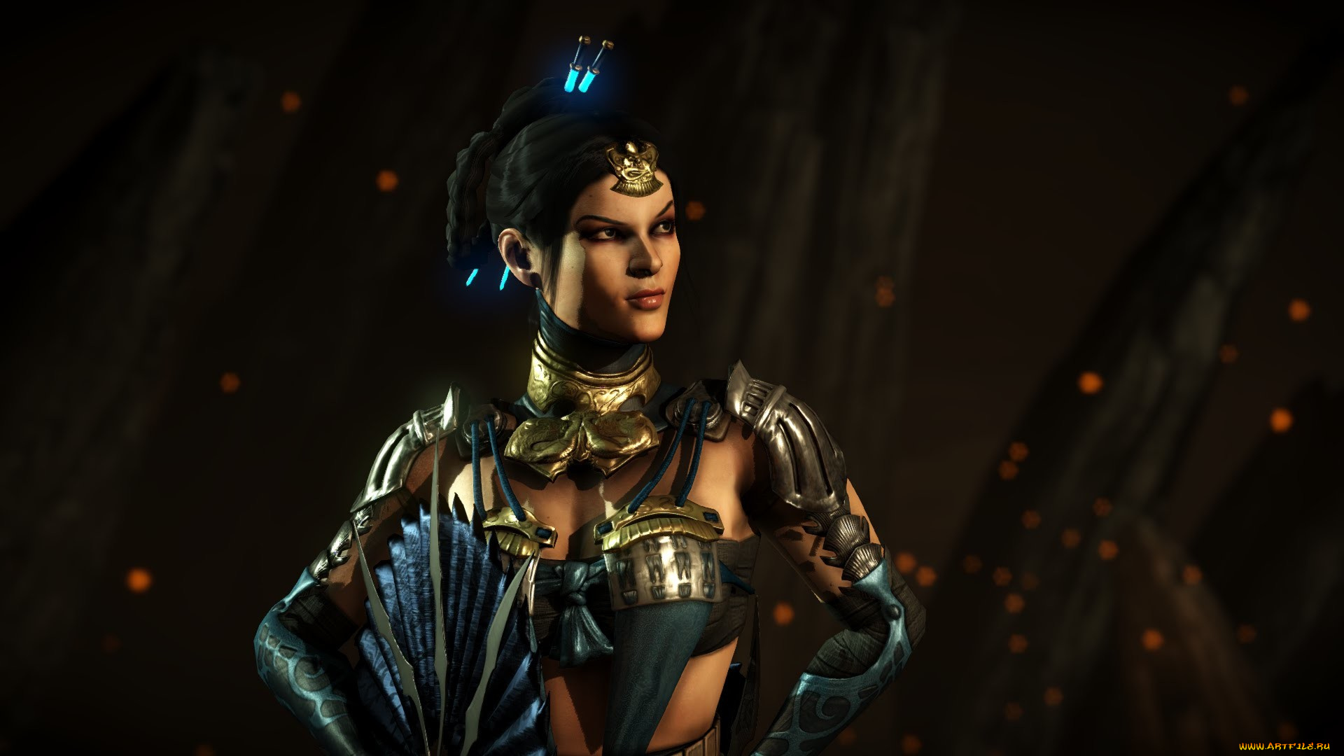 видео, игры, mortal, kombat, x, китана