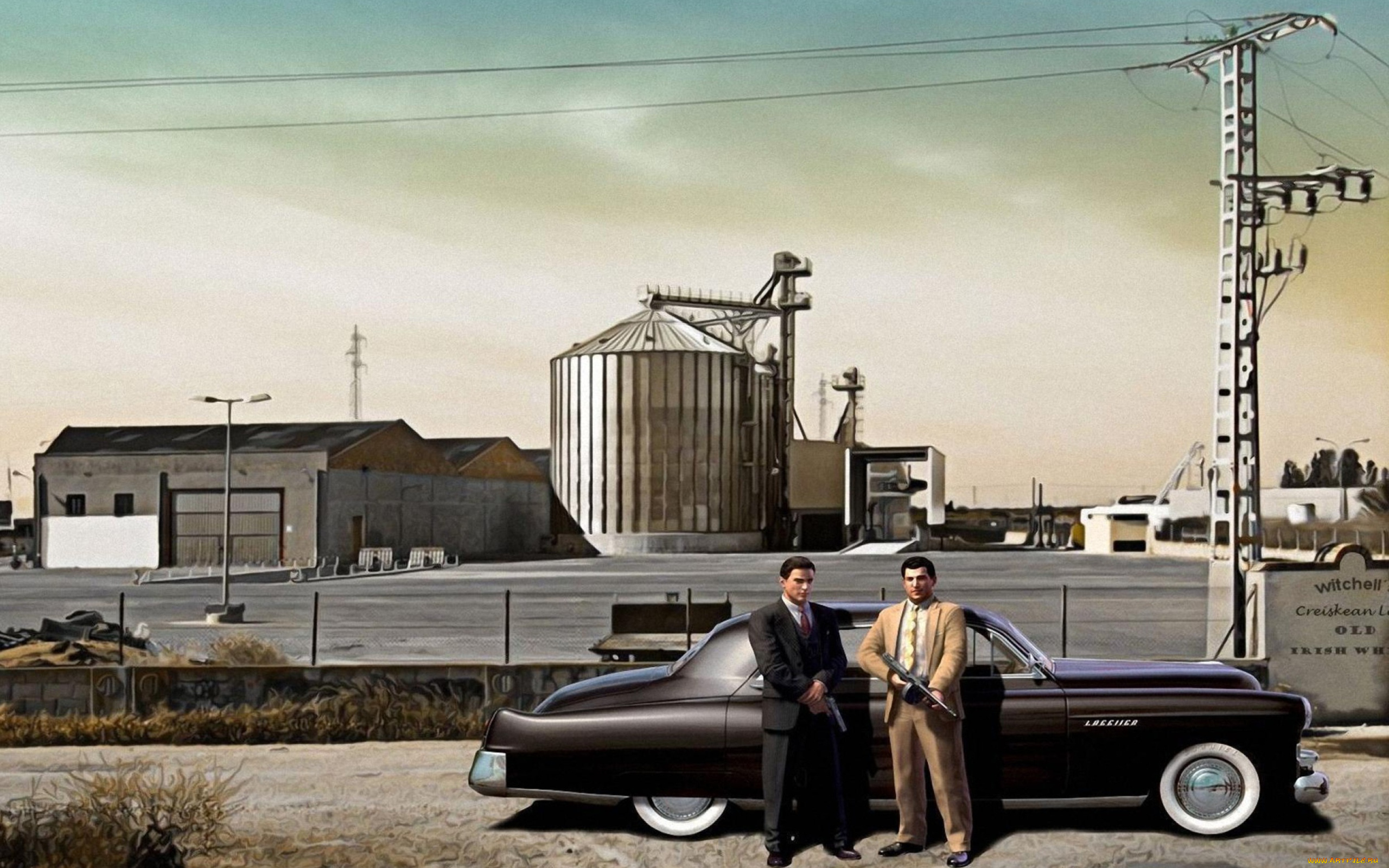 видео, игры, mafia, ii, мафия, гангстеры, машина, склады, оружие