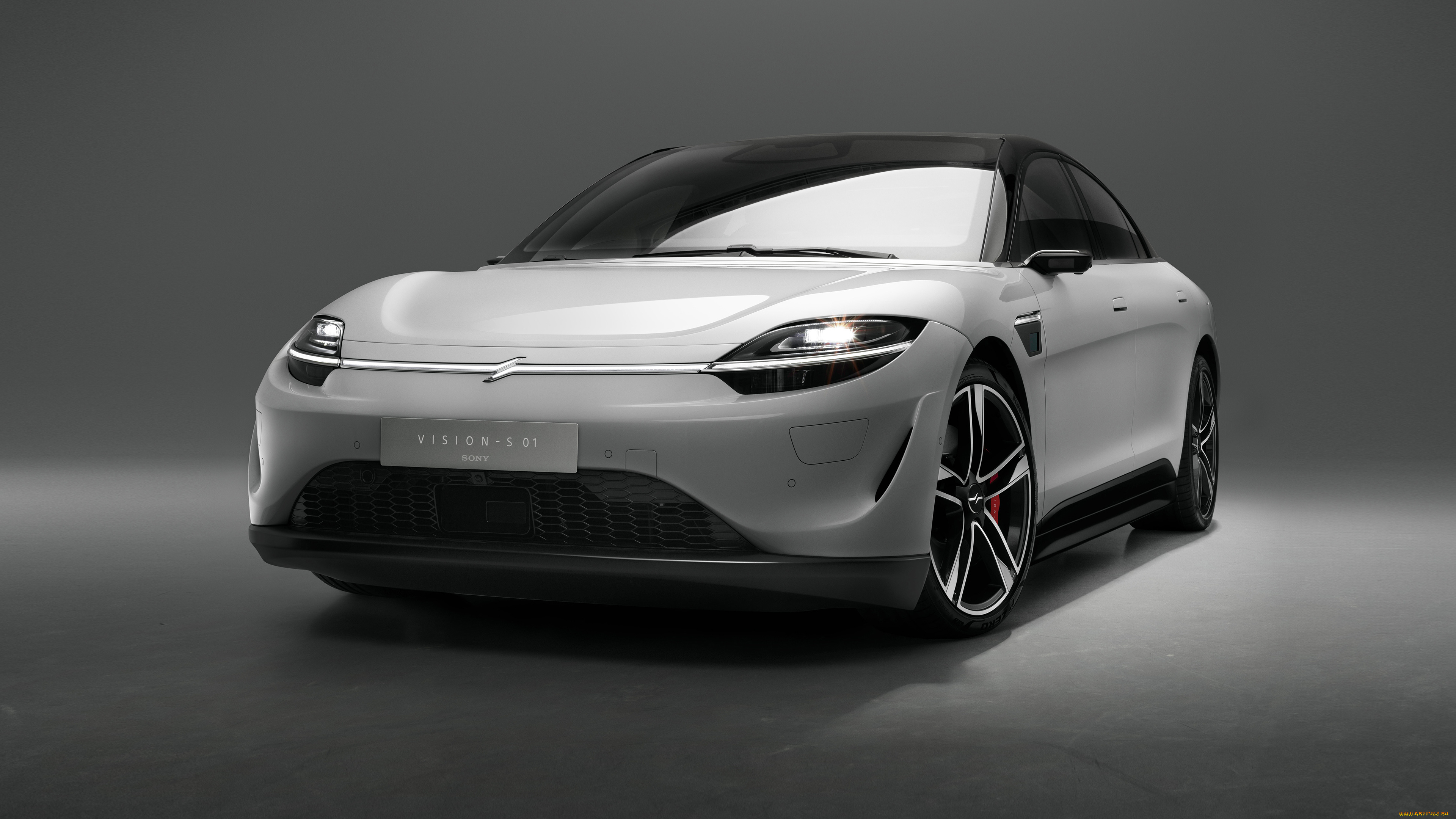 автомобили, sony, vision, s01, шоукар, новый, электрический, анфас