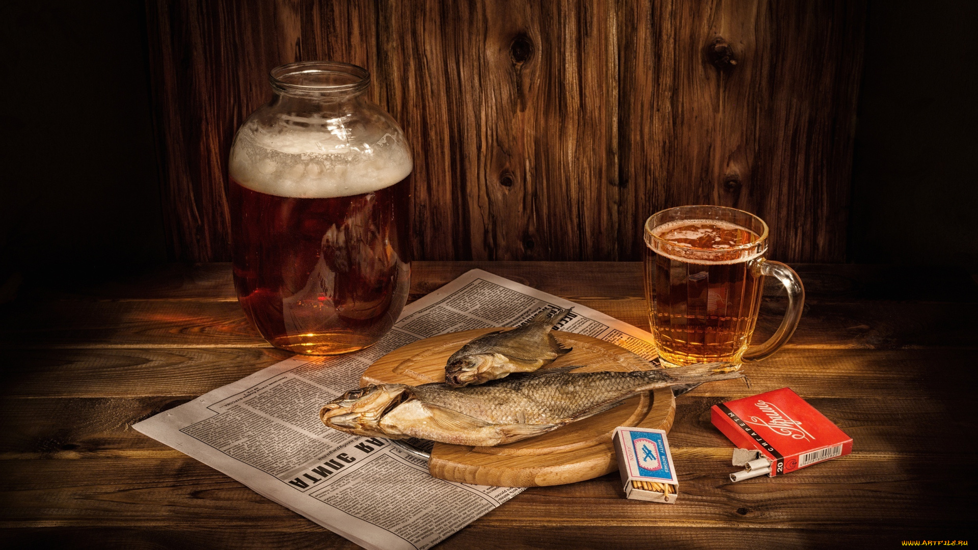 еда, напитки, , пиво, пиво, рыба, сигареты, спички