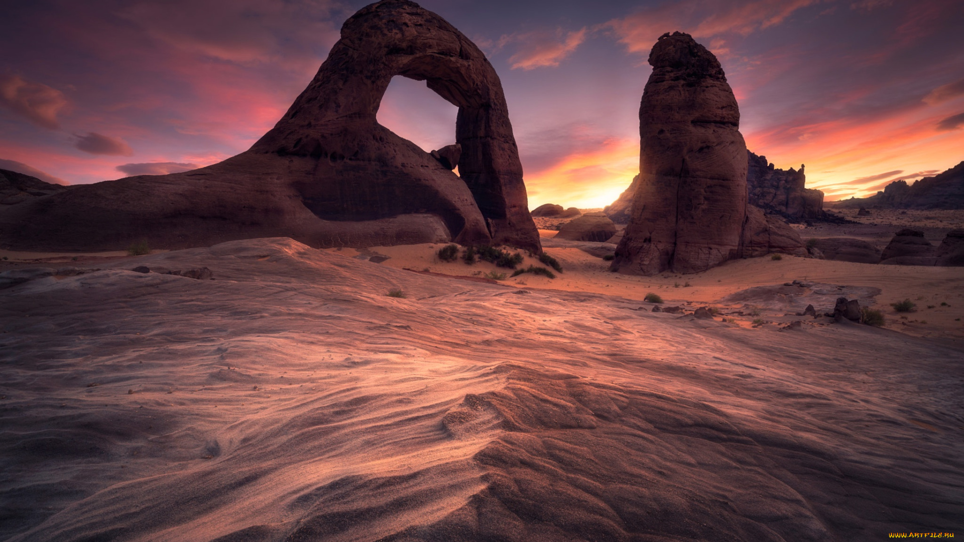 природа, горы, скалы, пустыня